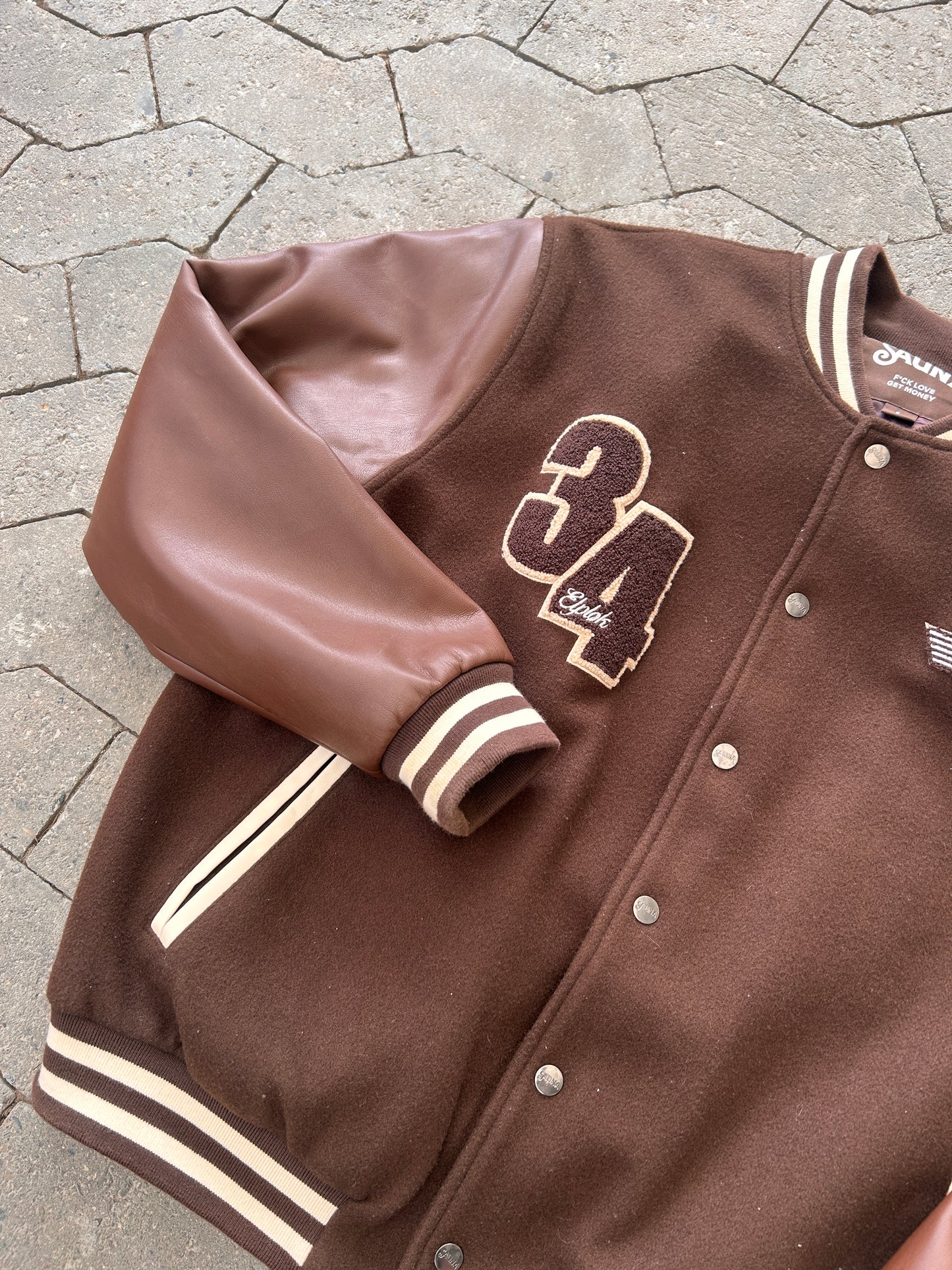 SAUNA GJOST RIDER VARSITY JACKET (L)