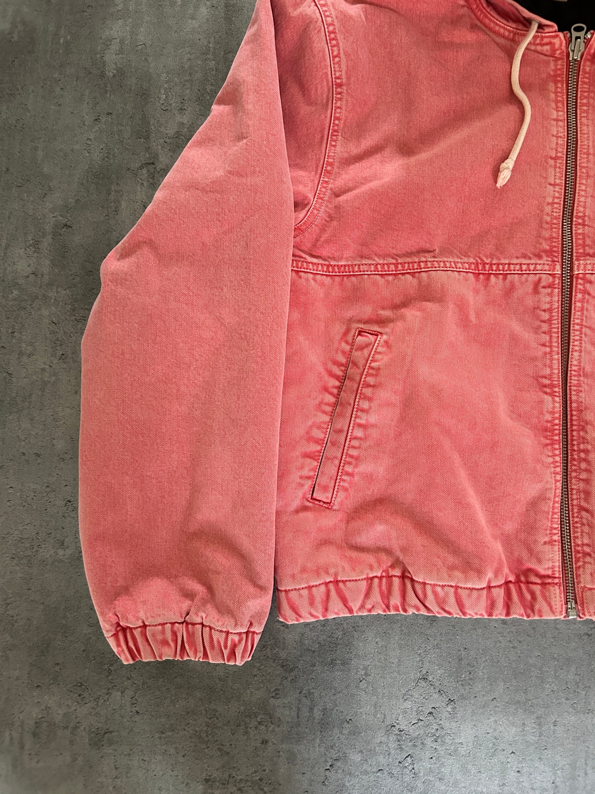 STÜSSY WORKGEAR PINK JAKKE (L)