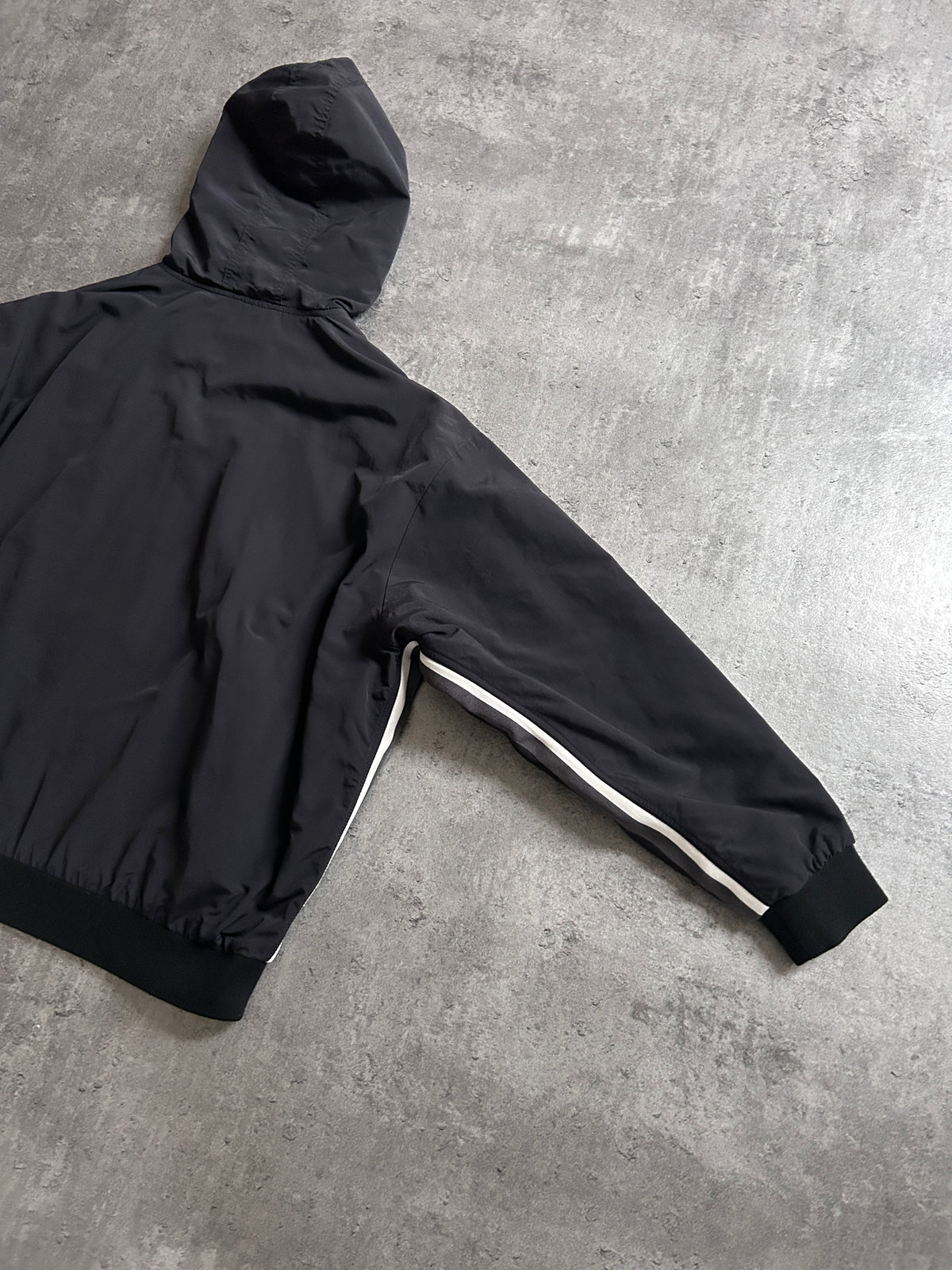 SUPREME APPLIQUE HOODED TRACKJACKET (XL)