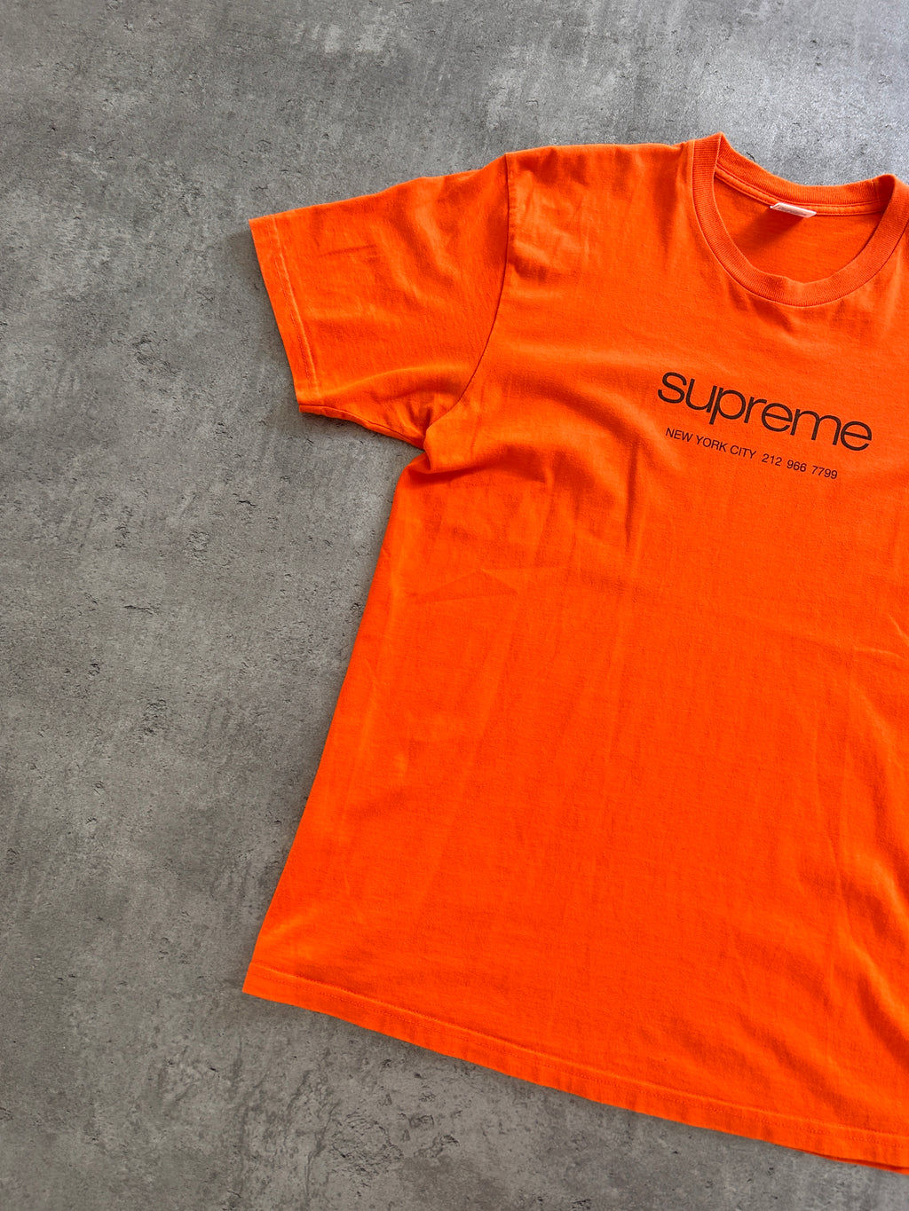 SUPREME SHOP TEE ORANGE (L)