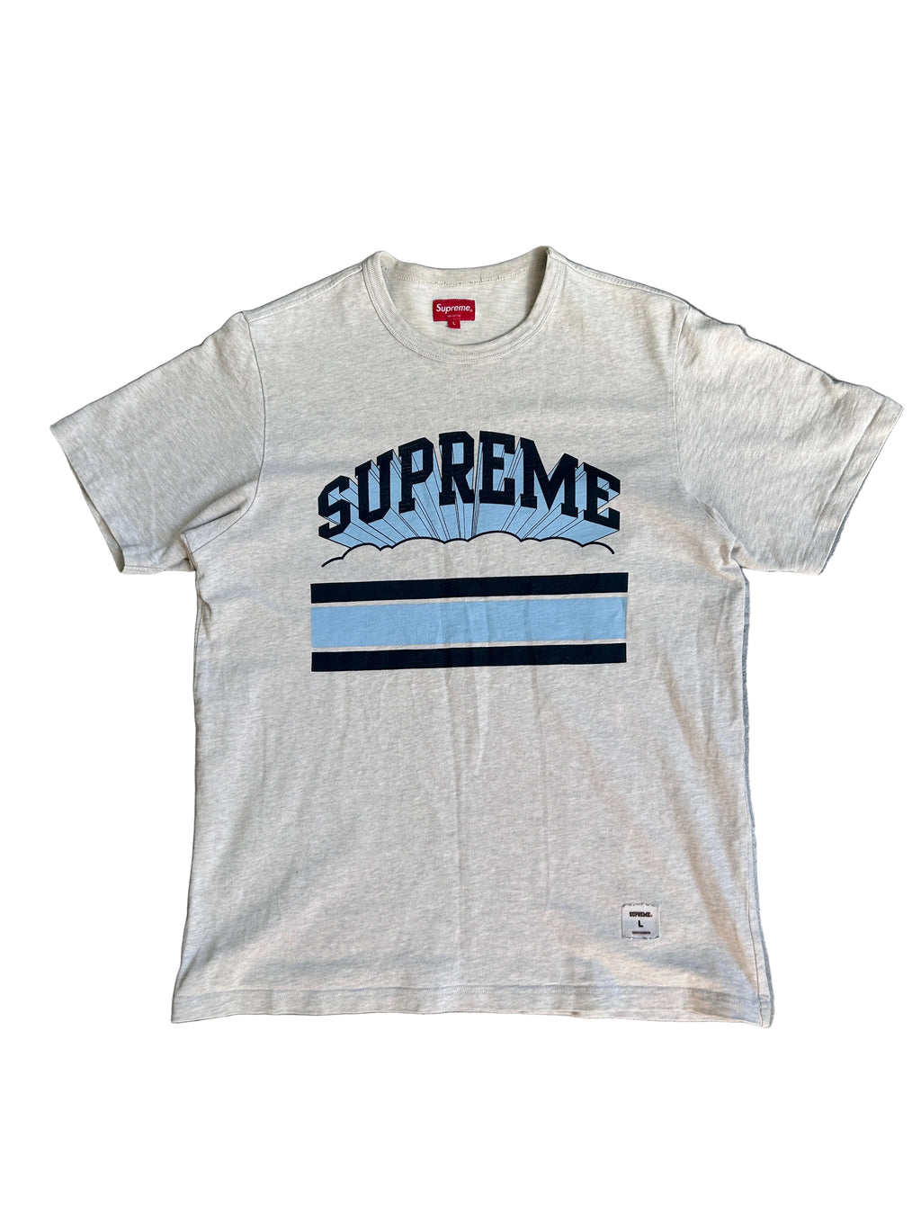 SUPREME CLOUDS TEE “GREY” (L)
