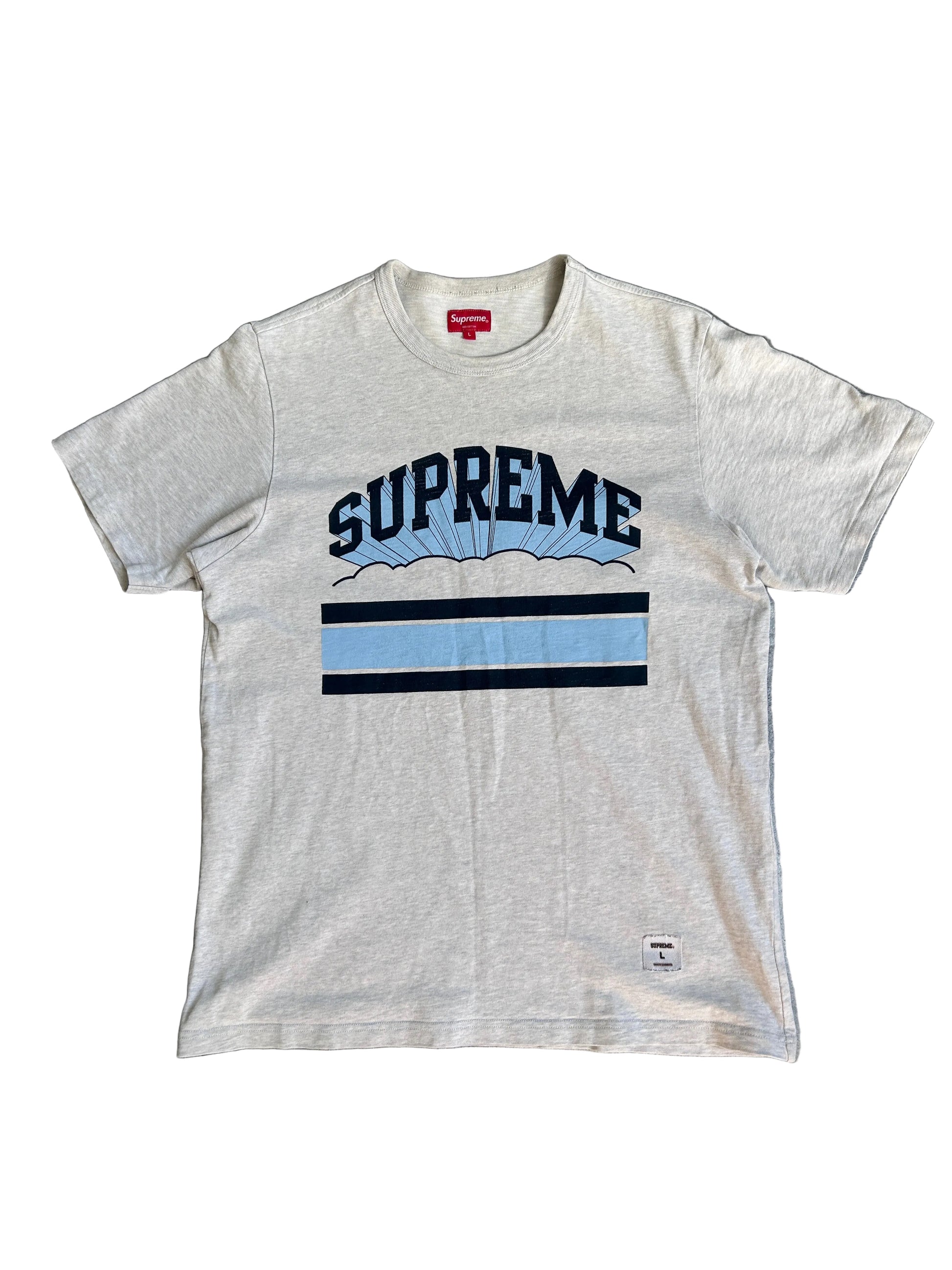 SUPREME CLOUDS TEE “GREY” (L)