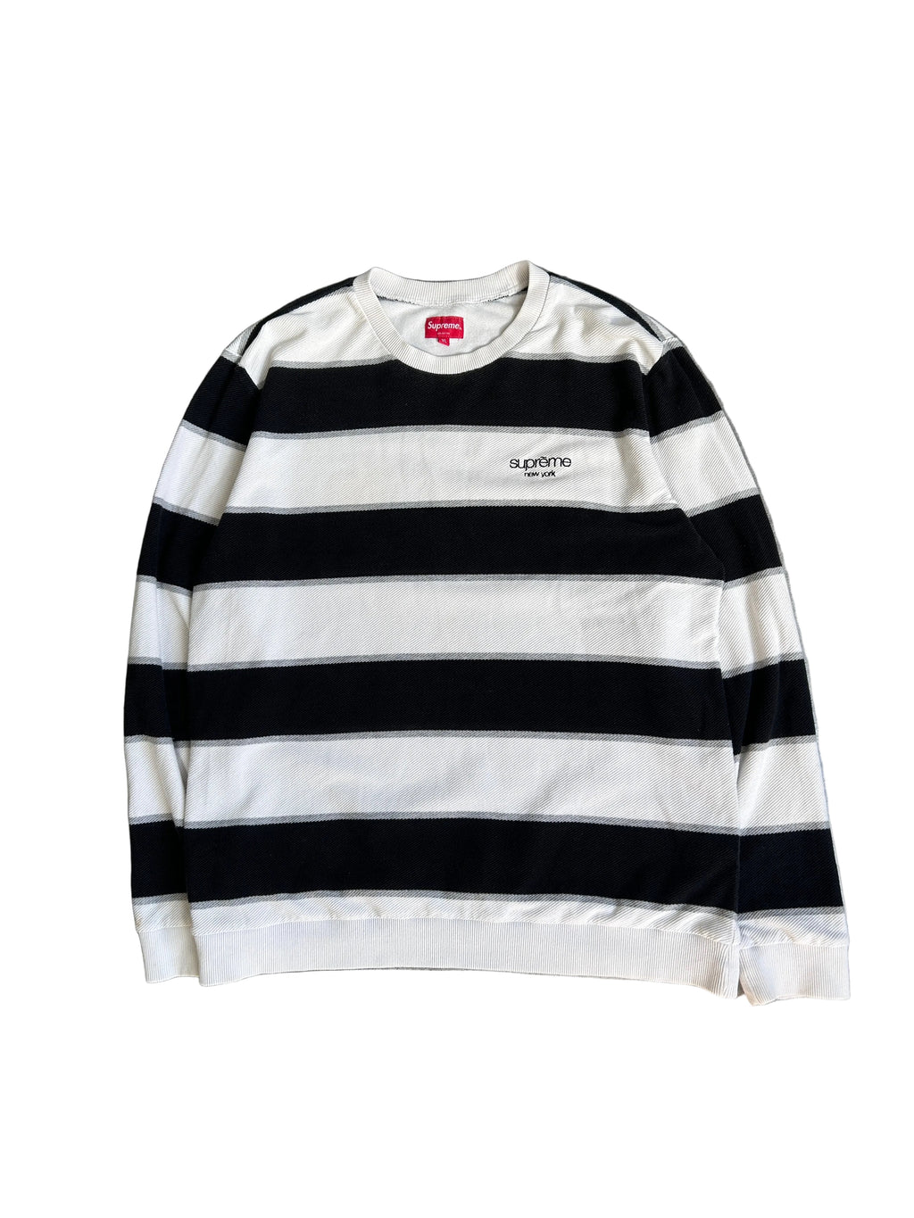 SUPREME PIQUE CREWNECK (XL)