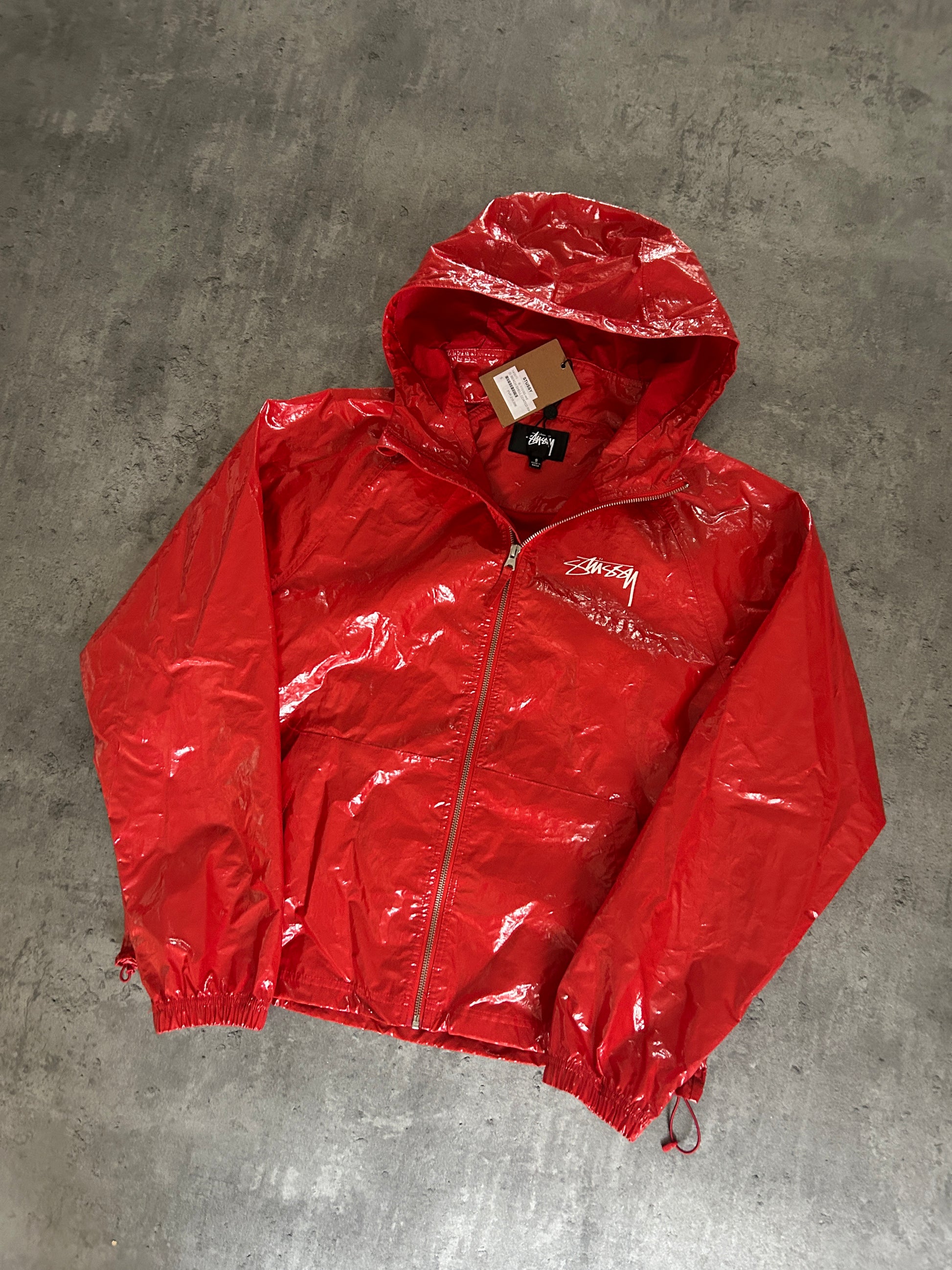 STÜSSY BEACH SHELL COATED JACKET (S)