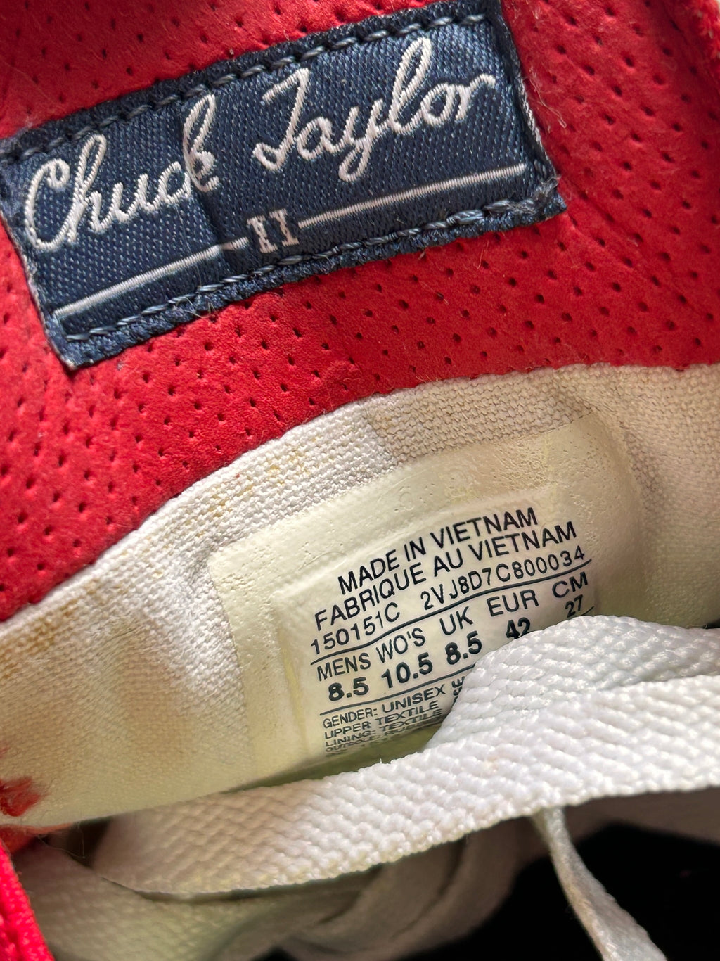 CONVERSE ALL STAR CHUCK TAYLOR 2 42/42.5 EU