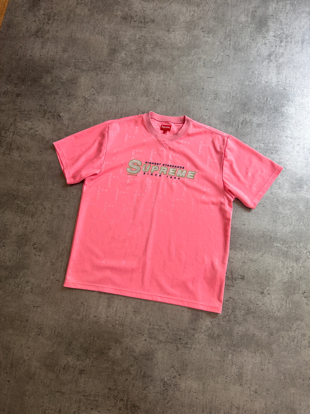 SUPREME HIGHEST STANDARD PINK JERSEY (L)