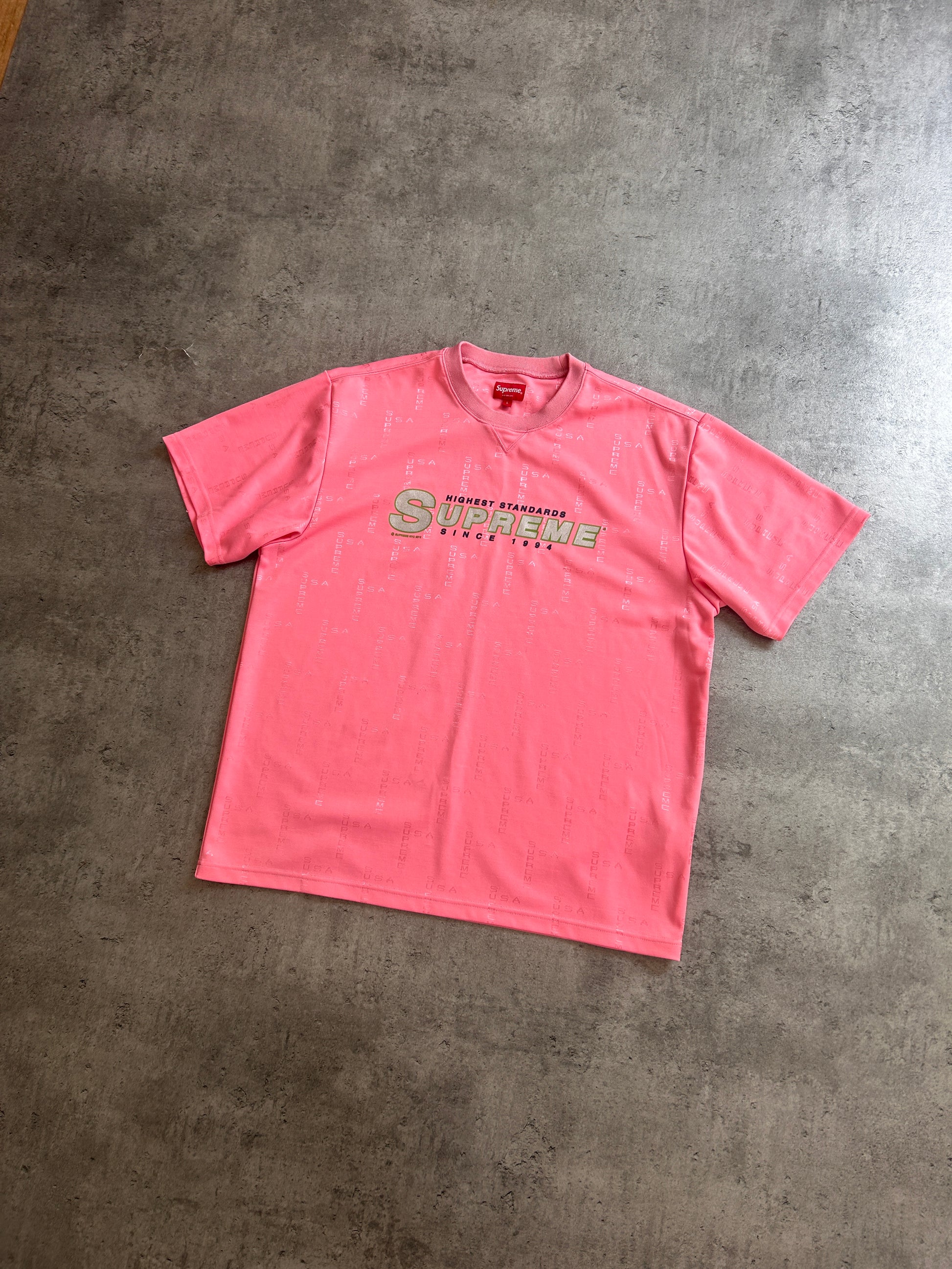 SUPREME HIGHEST STANDARD PINK JERSEY (L)