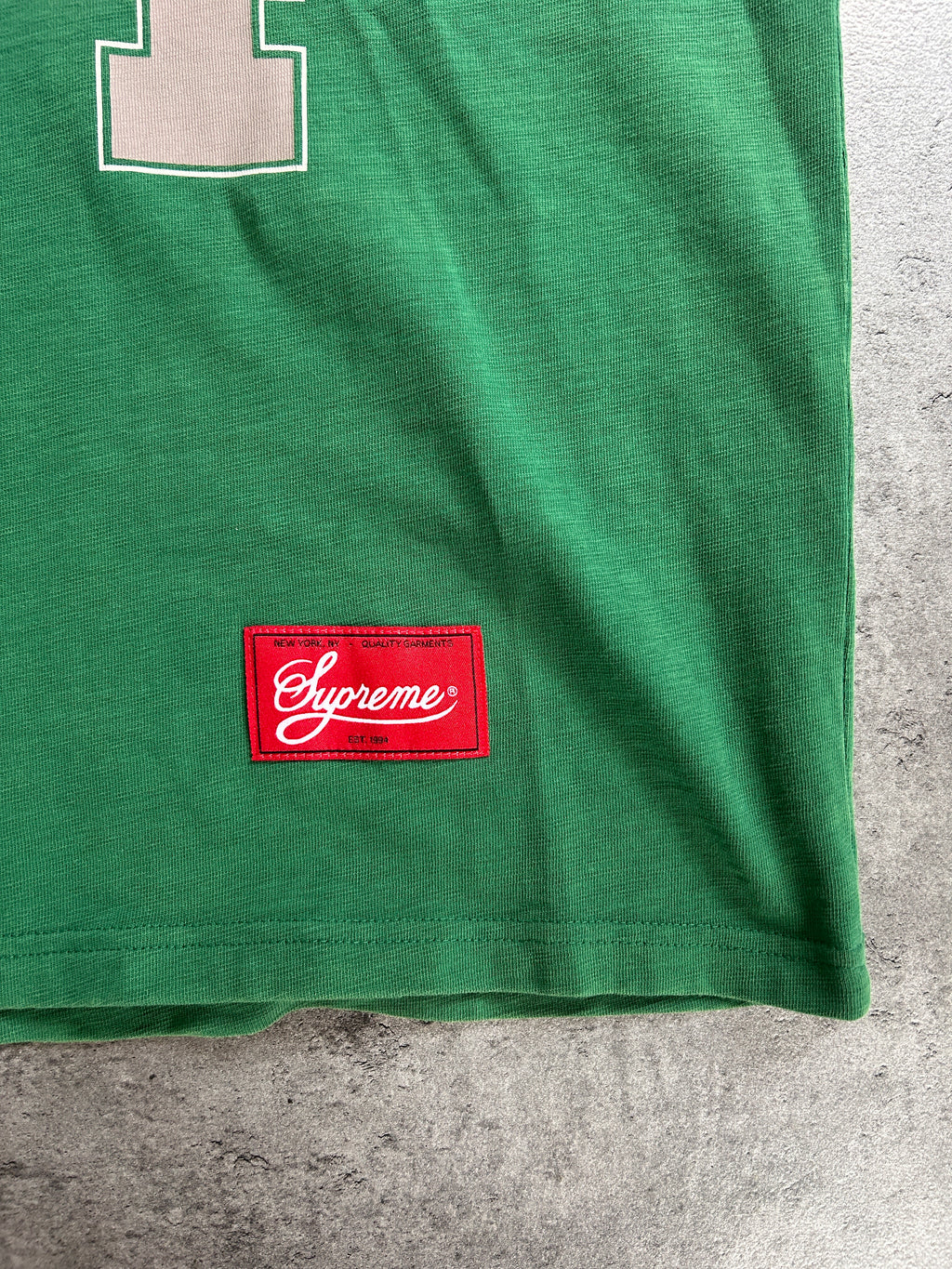 SUPREME PATCHWORK YOKE JERSEY (M)