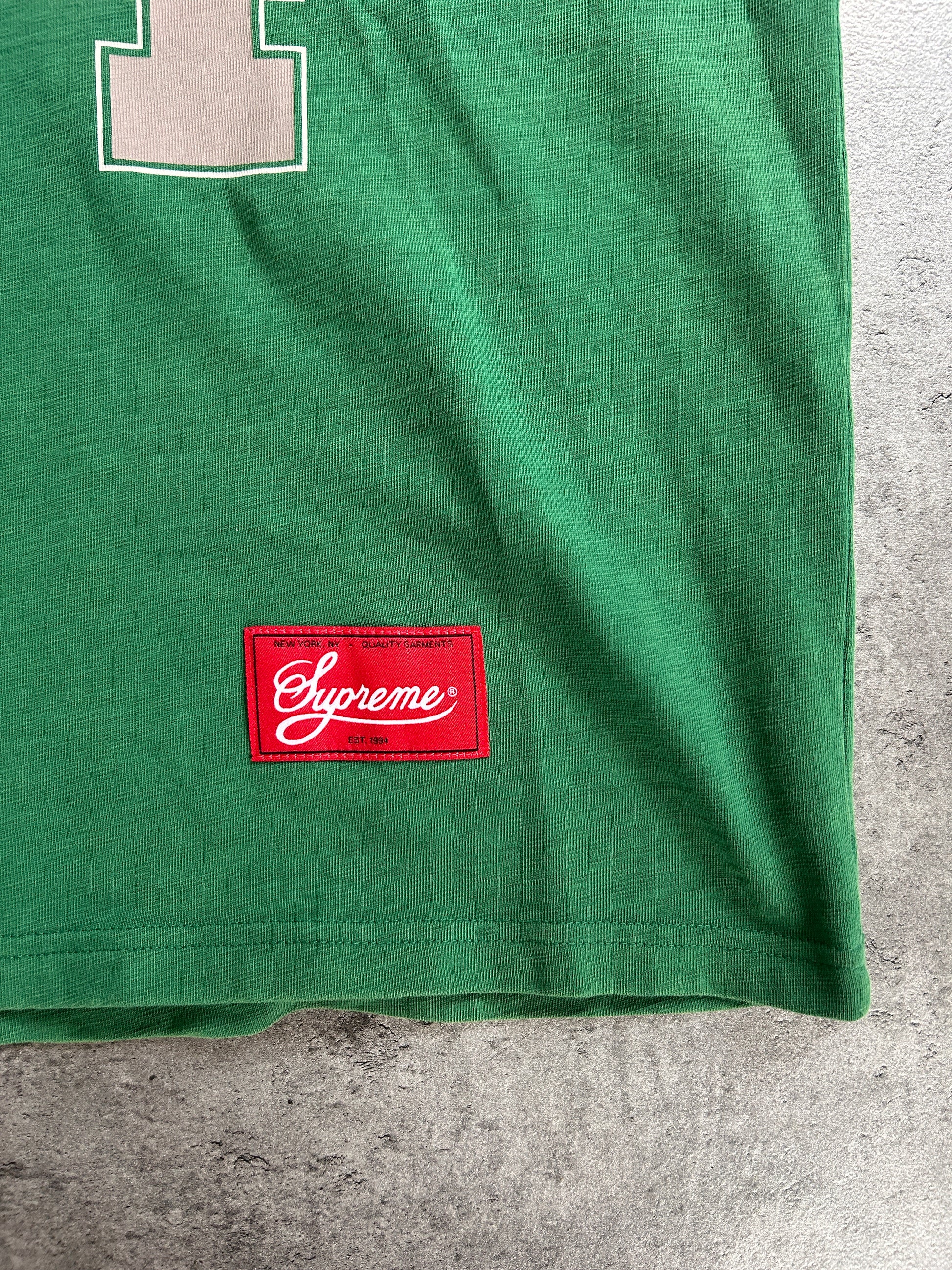 SUPREME PATCHWORK YOKE JERSEY (M)