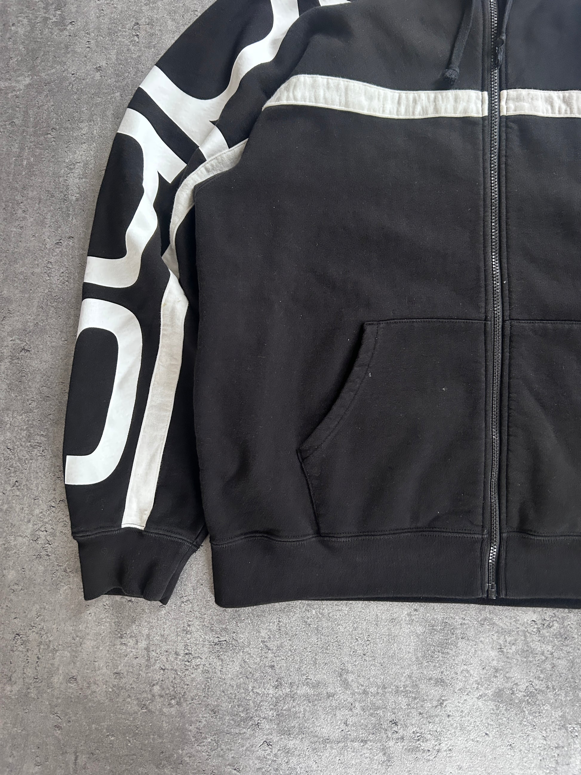 SUPREME BIG LOGO PANELED ZIP UP FW20 (L)