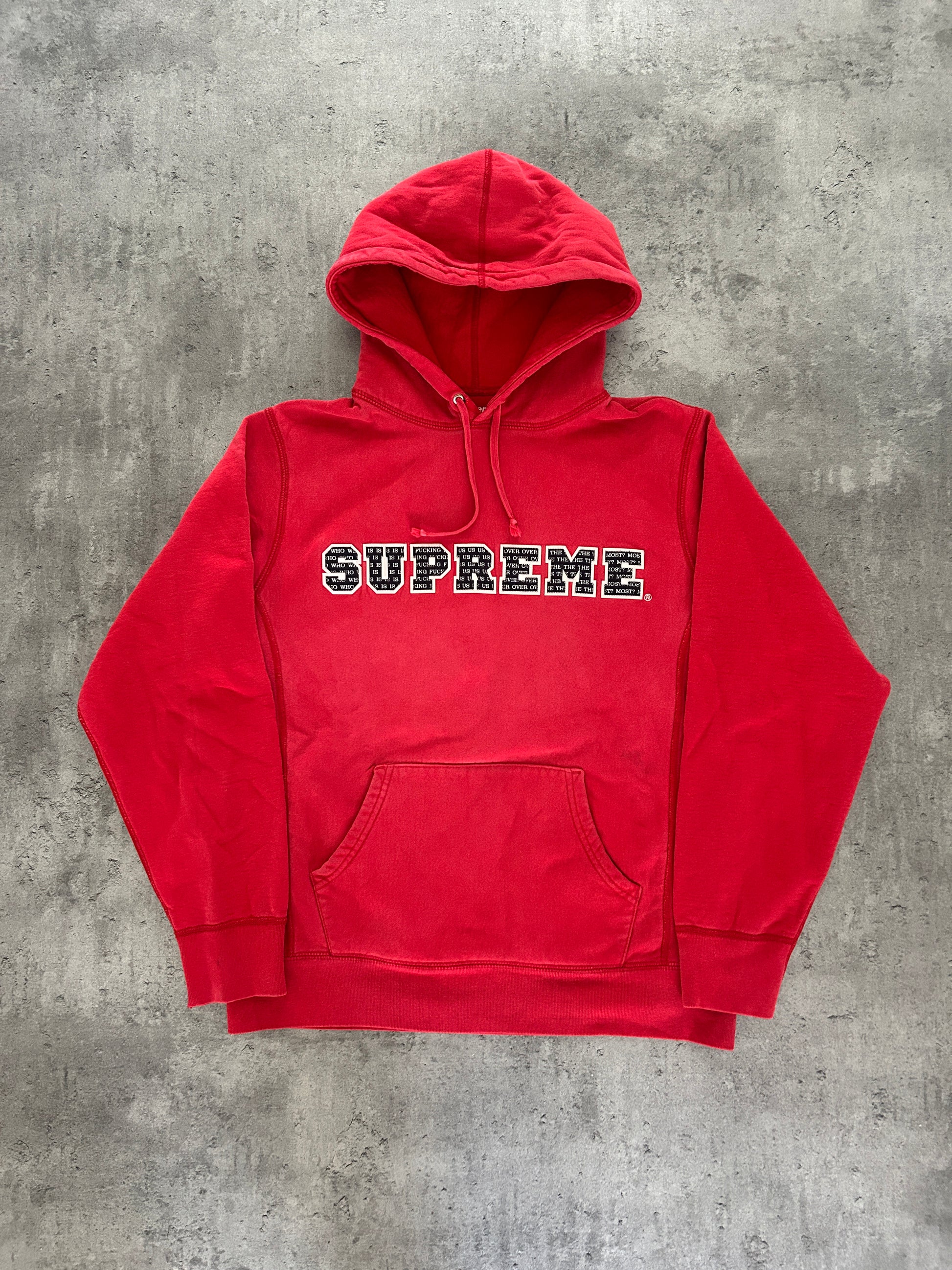 SUPREME “THE MOST” HOODIE (M)