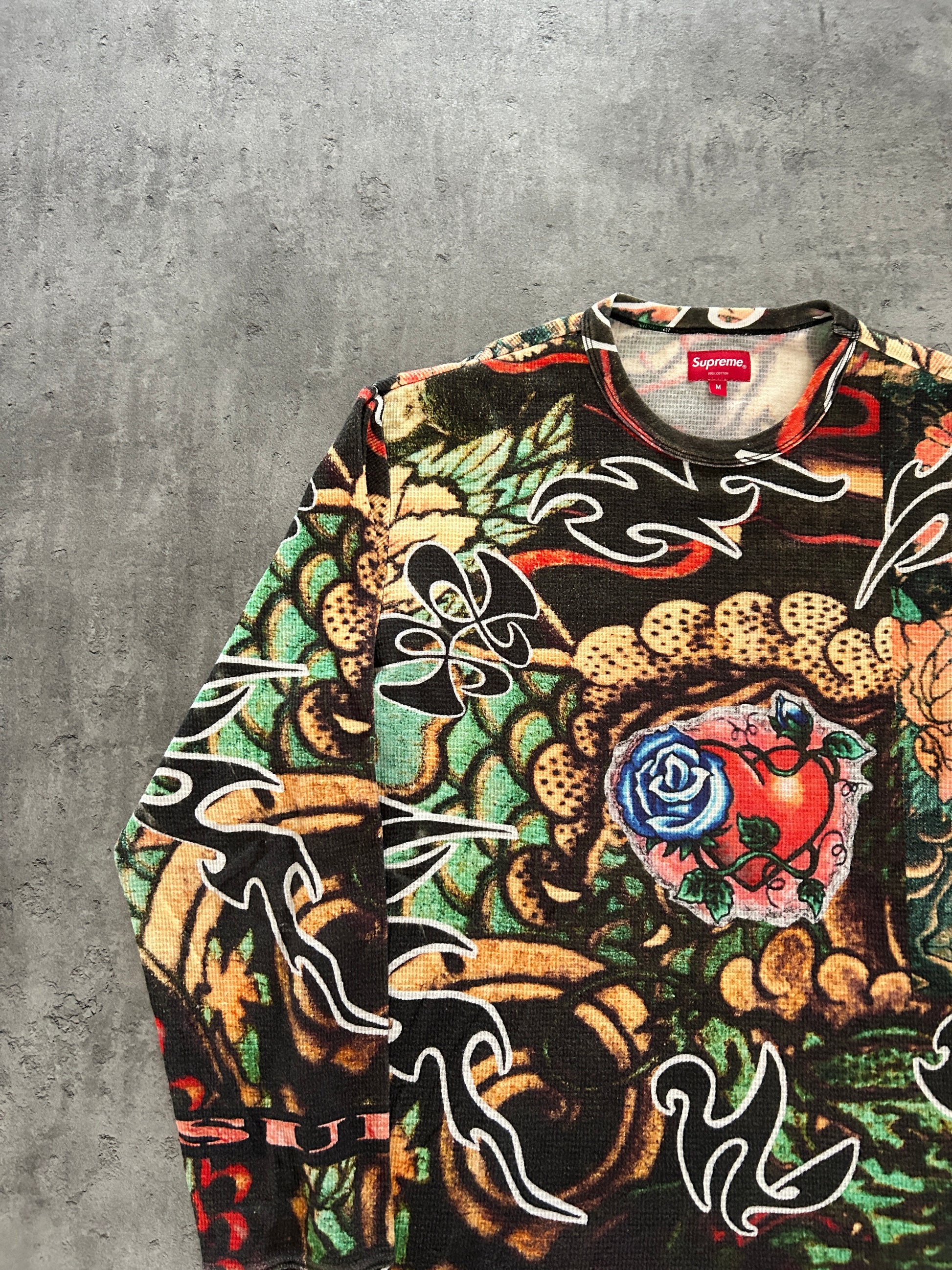 SUPREME SACRED HEART WAFFLE KNIT (M)