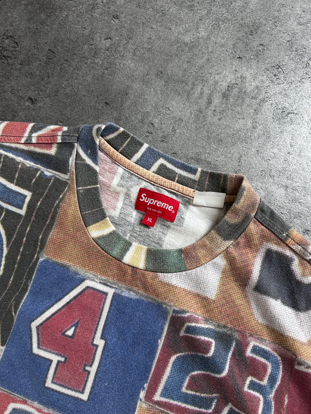 SUPREME JERSEY COLLAGE TEE SS23 (XL)