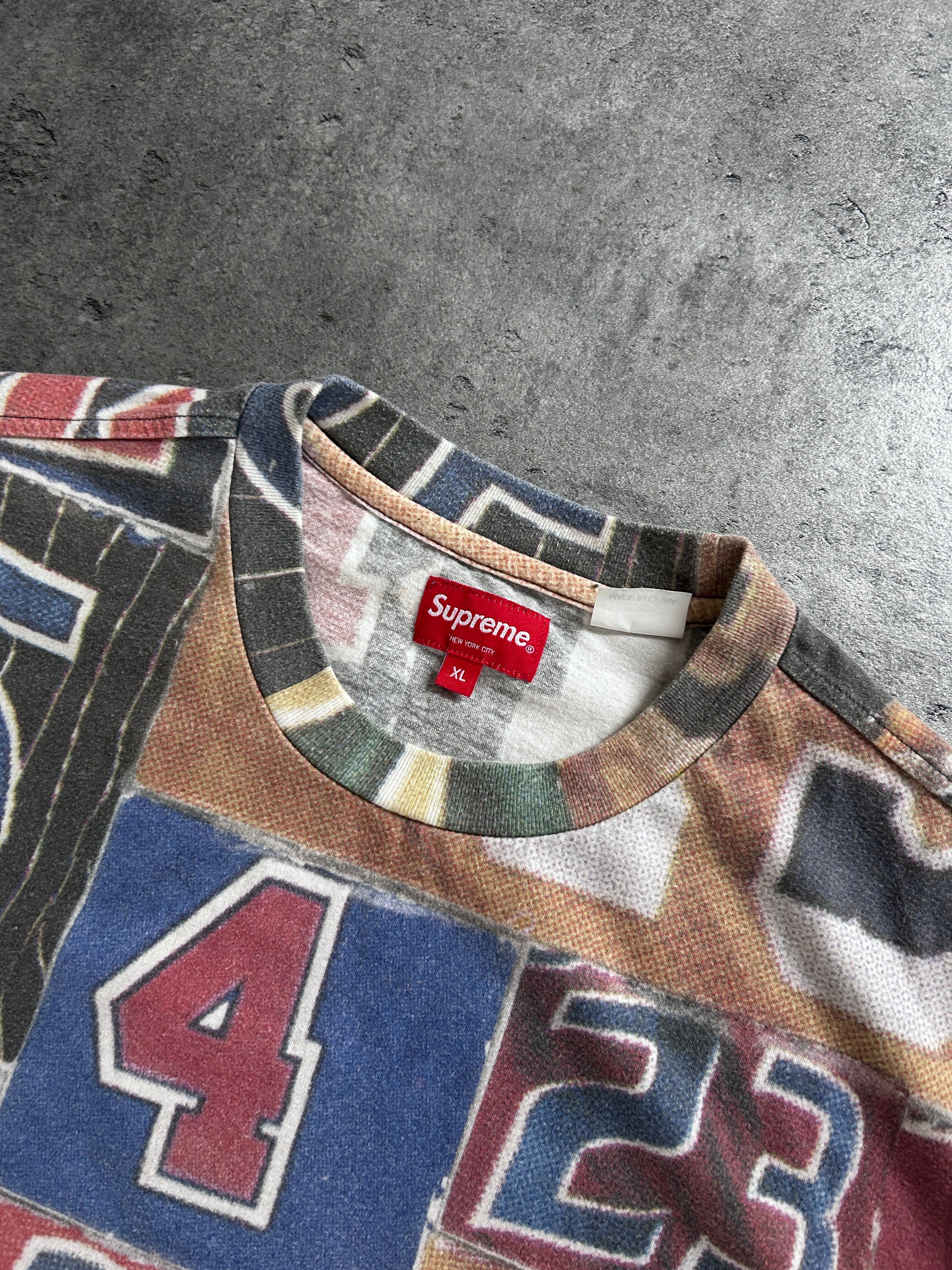 SUPREME JERSEY COLLAGE TEE SS23 (XL)