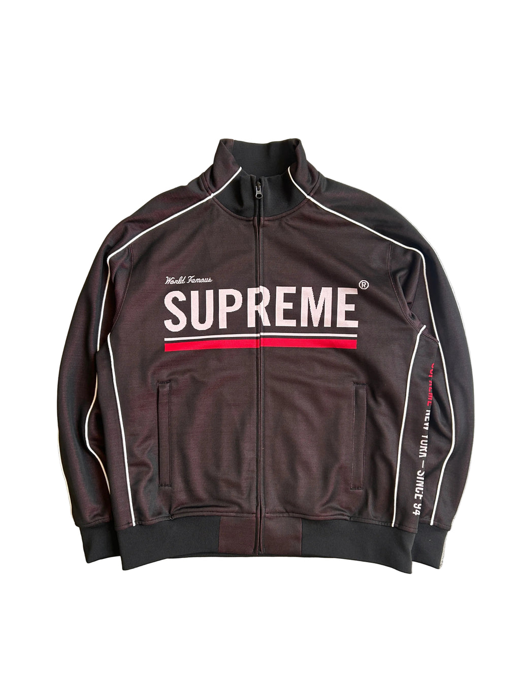 SUPREME PHONE NUMBER TRACKJACKET (L)