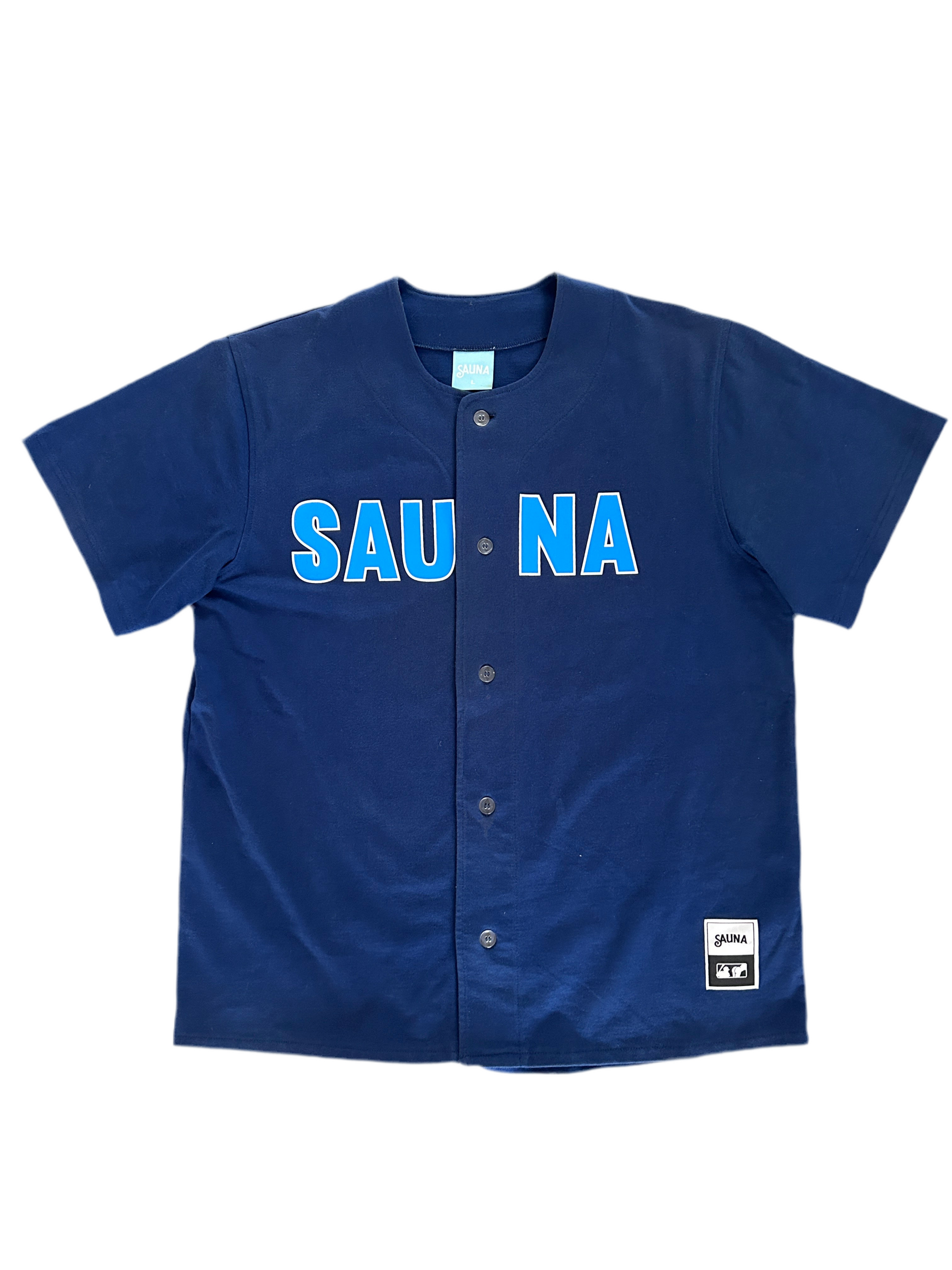 SAUNA BASEBALL JERSEY NAVY (L)
