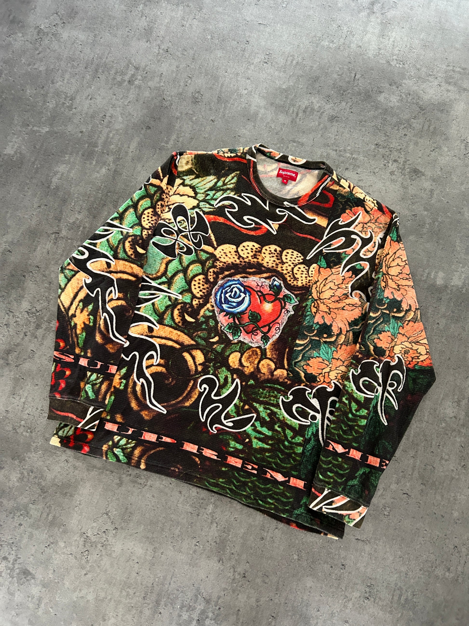 SUPREME SACRED HEART WAFFLE KNIT (M)