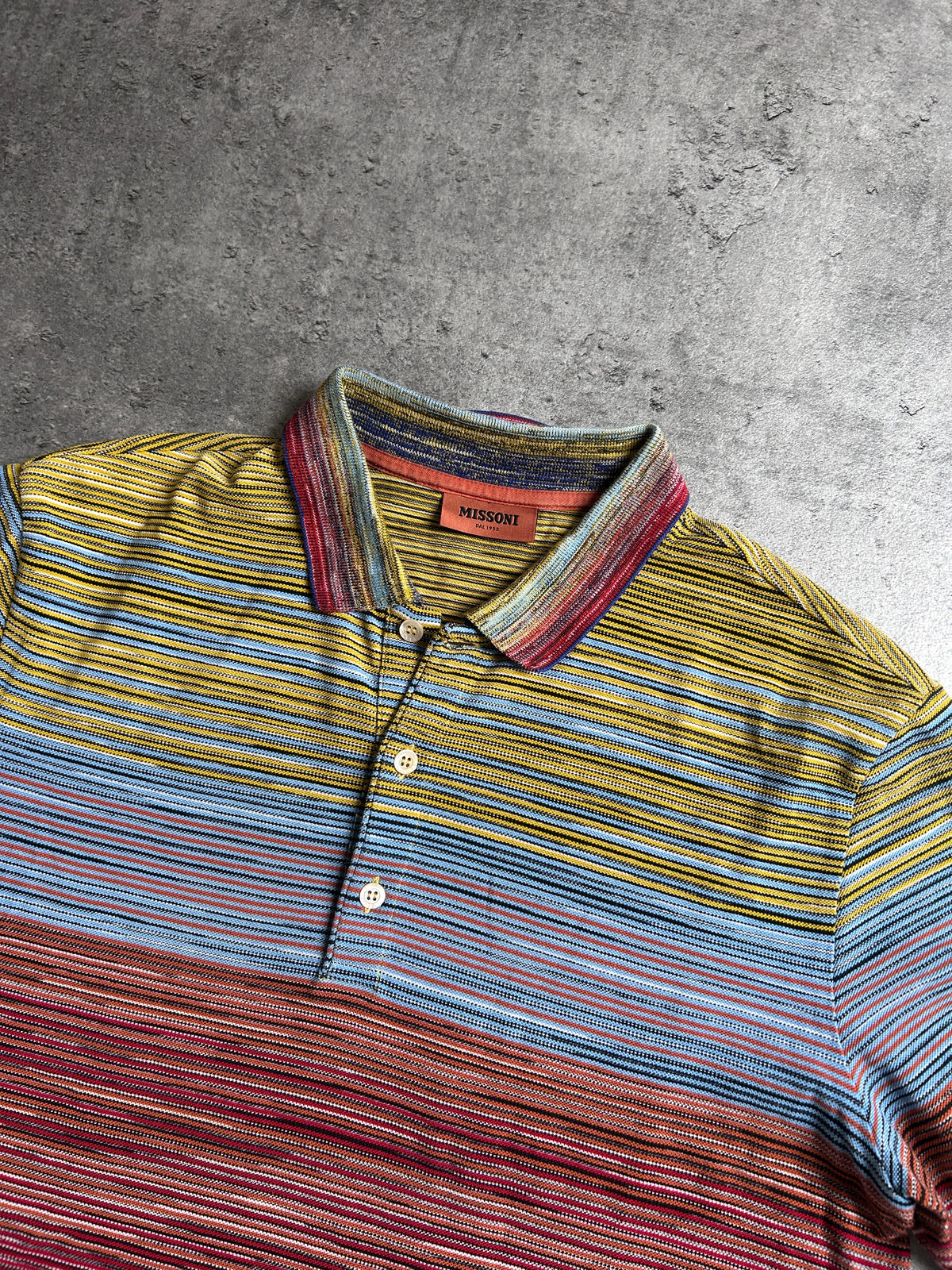 MISSONI STRIPE POLO (M)