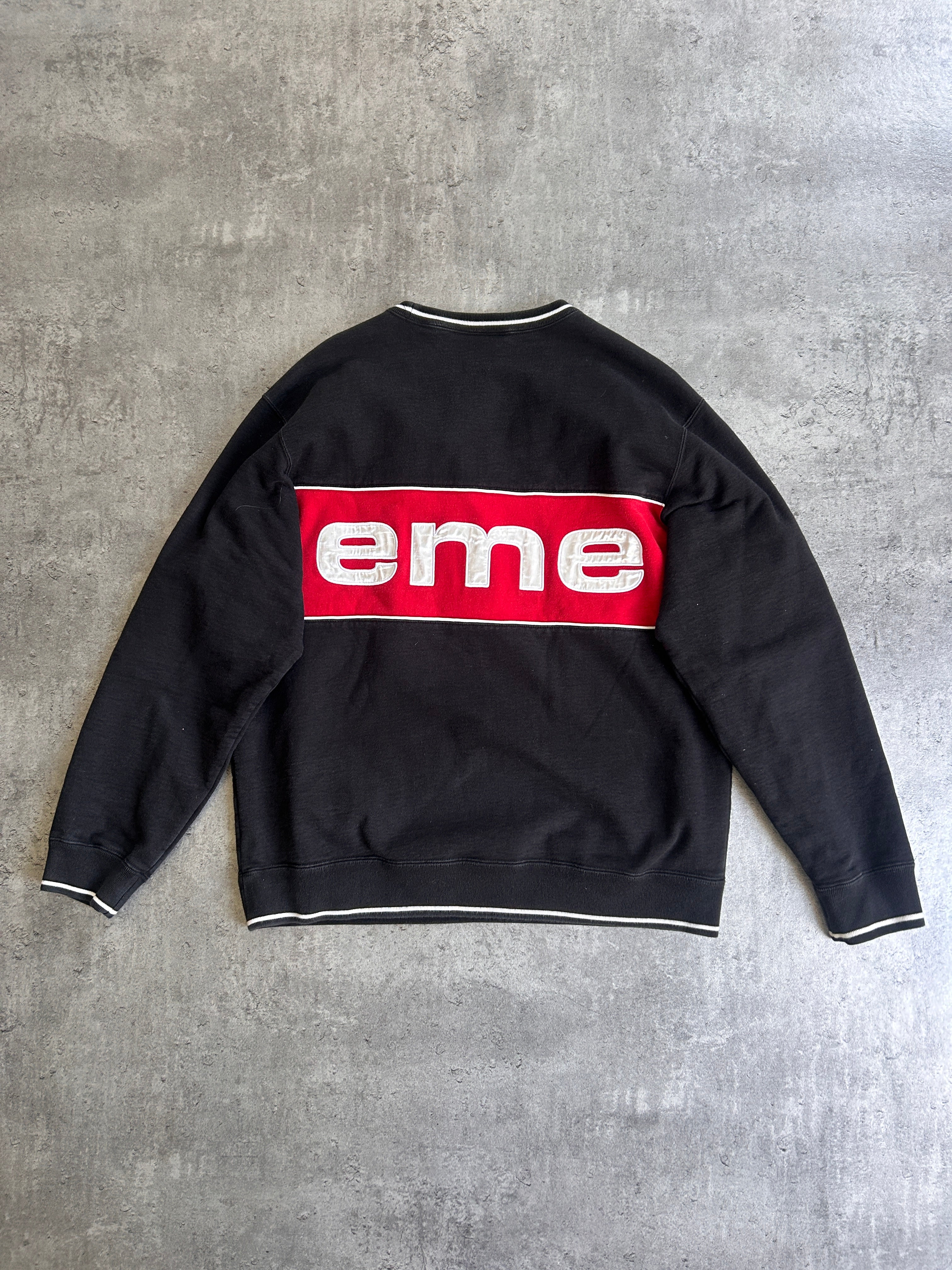 SUPREME PIPING CREWNECK (L) – Kicksweep