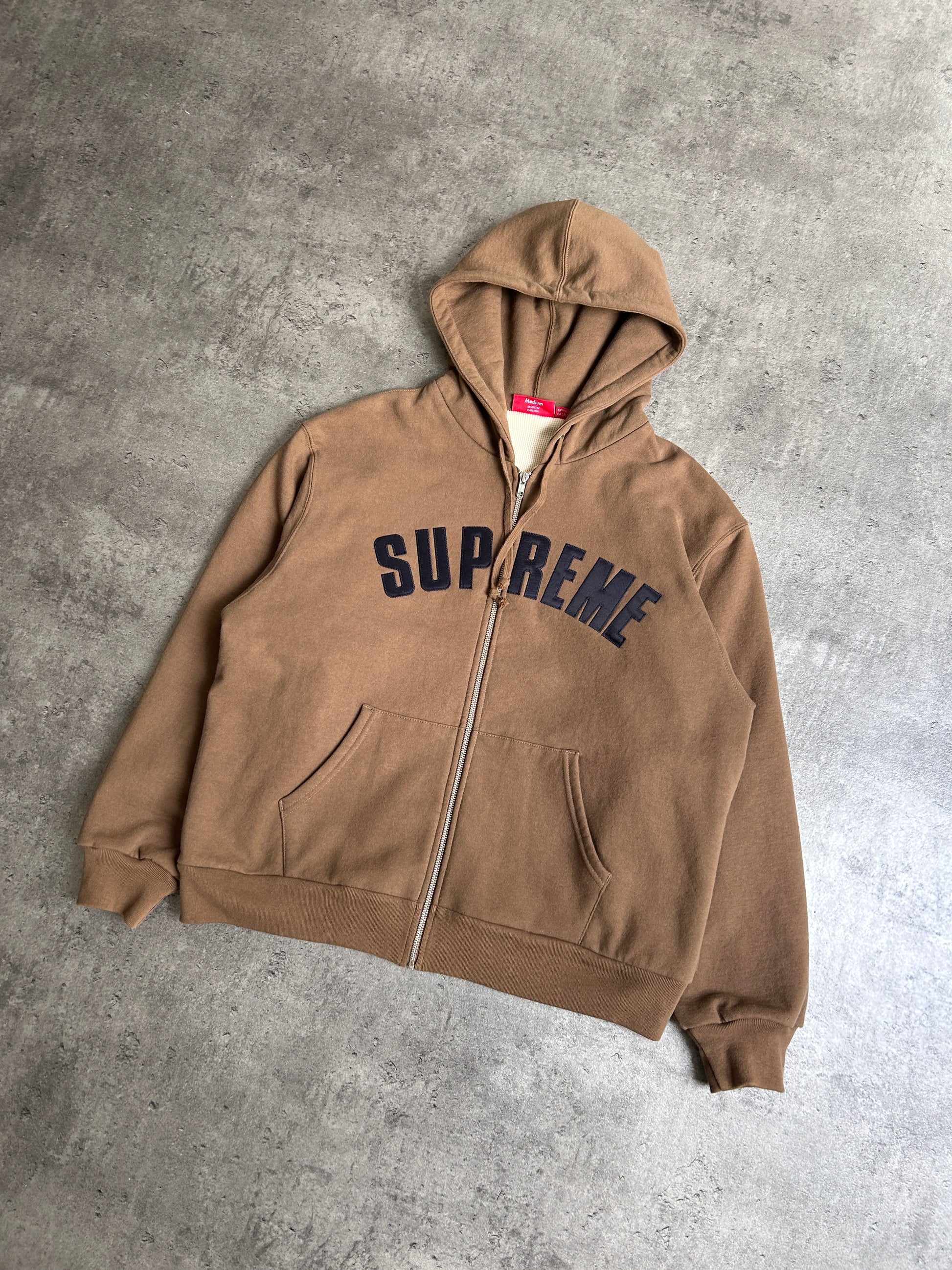 SUPREME ARC THERMAL ZIP UP HOODIE (M)