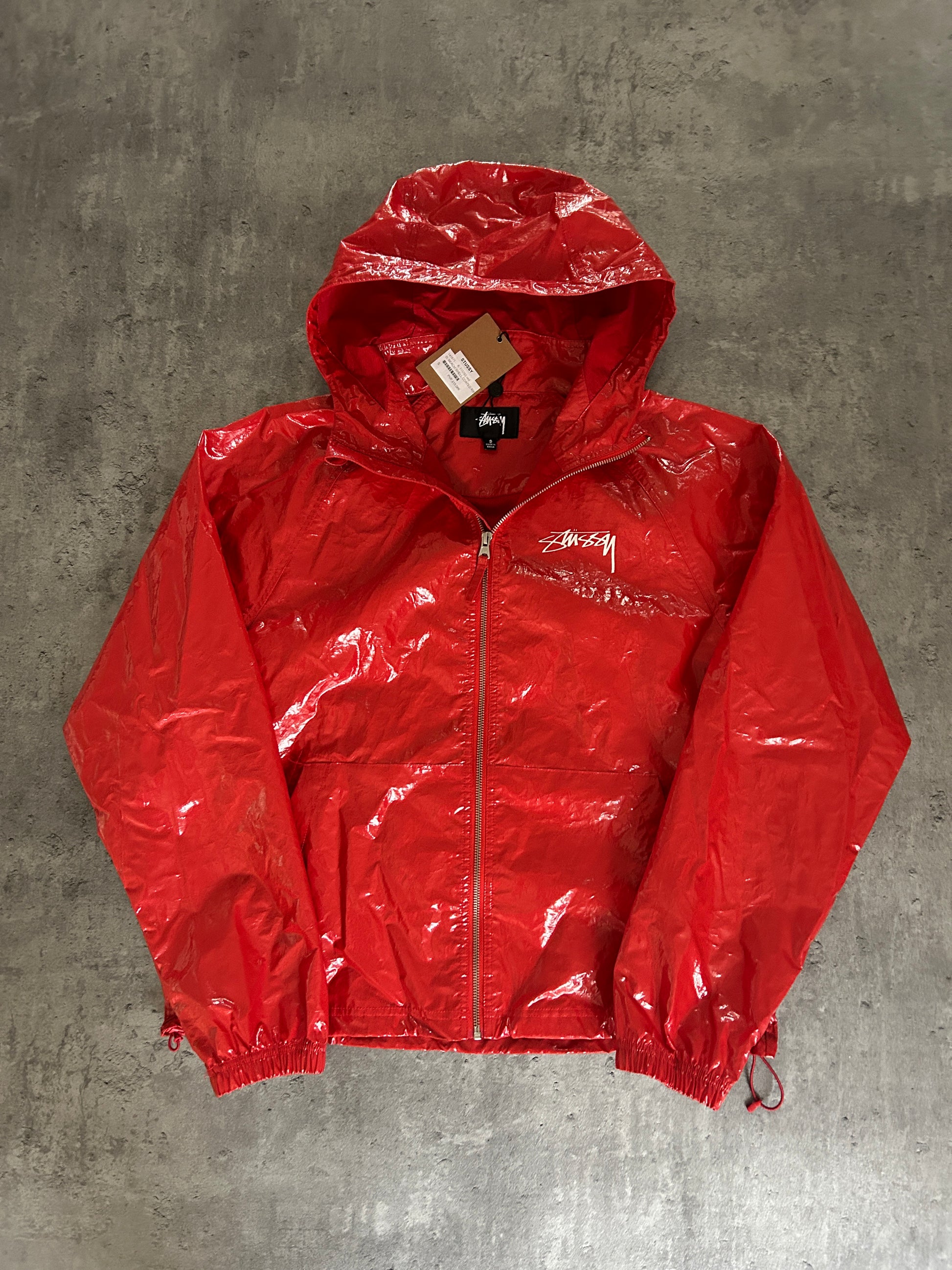 STÜSSY BEACH SHELL COATED JACKET (S)