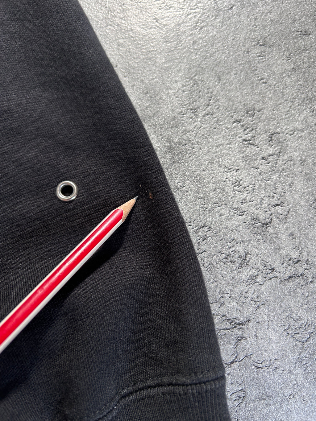 SUPREME EYELET HOODIE (L)