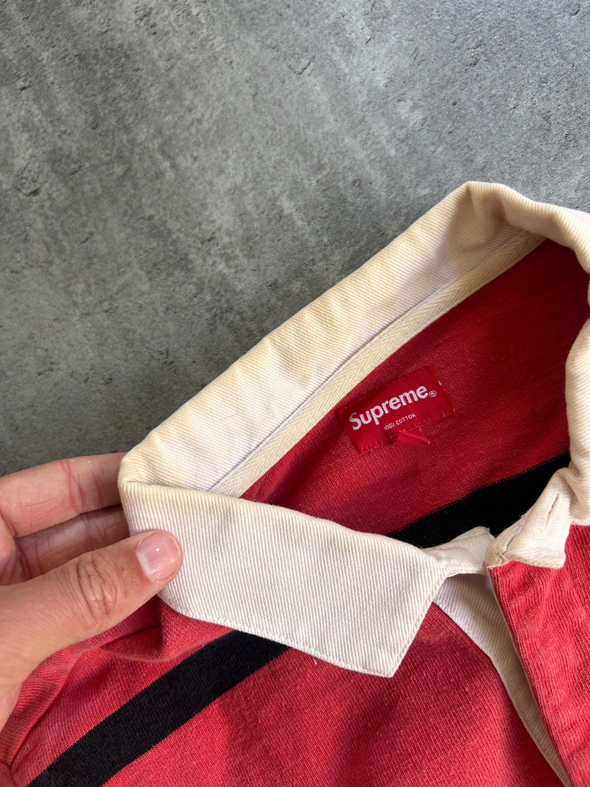 SUPREME STRIPED RUGBY POLO (M)