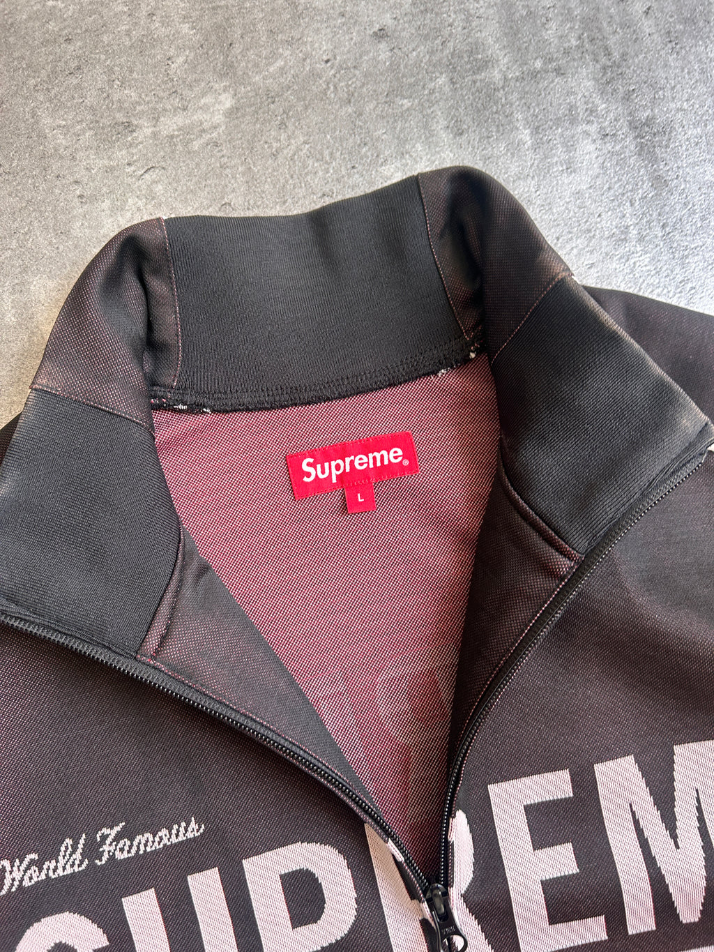SUPREME PHONE NUMBER TRACKJACKET (L)