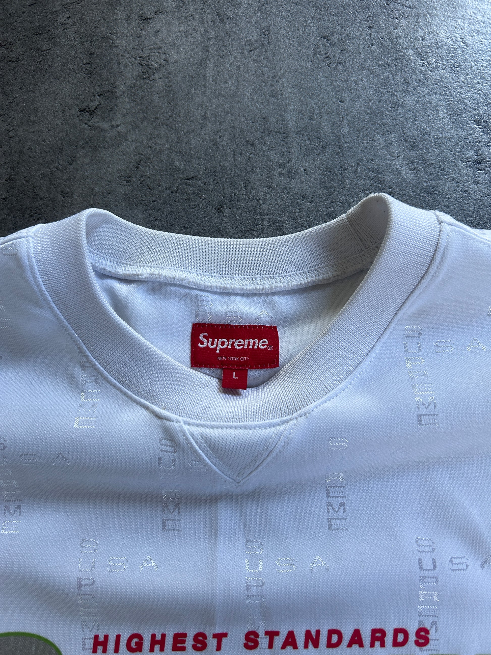 SUPREME HIGHEST STANDARD JERSEY (L)