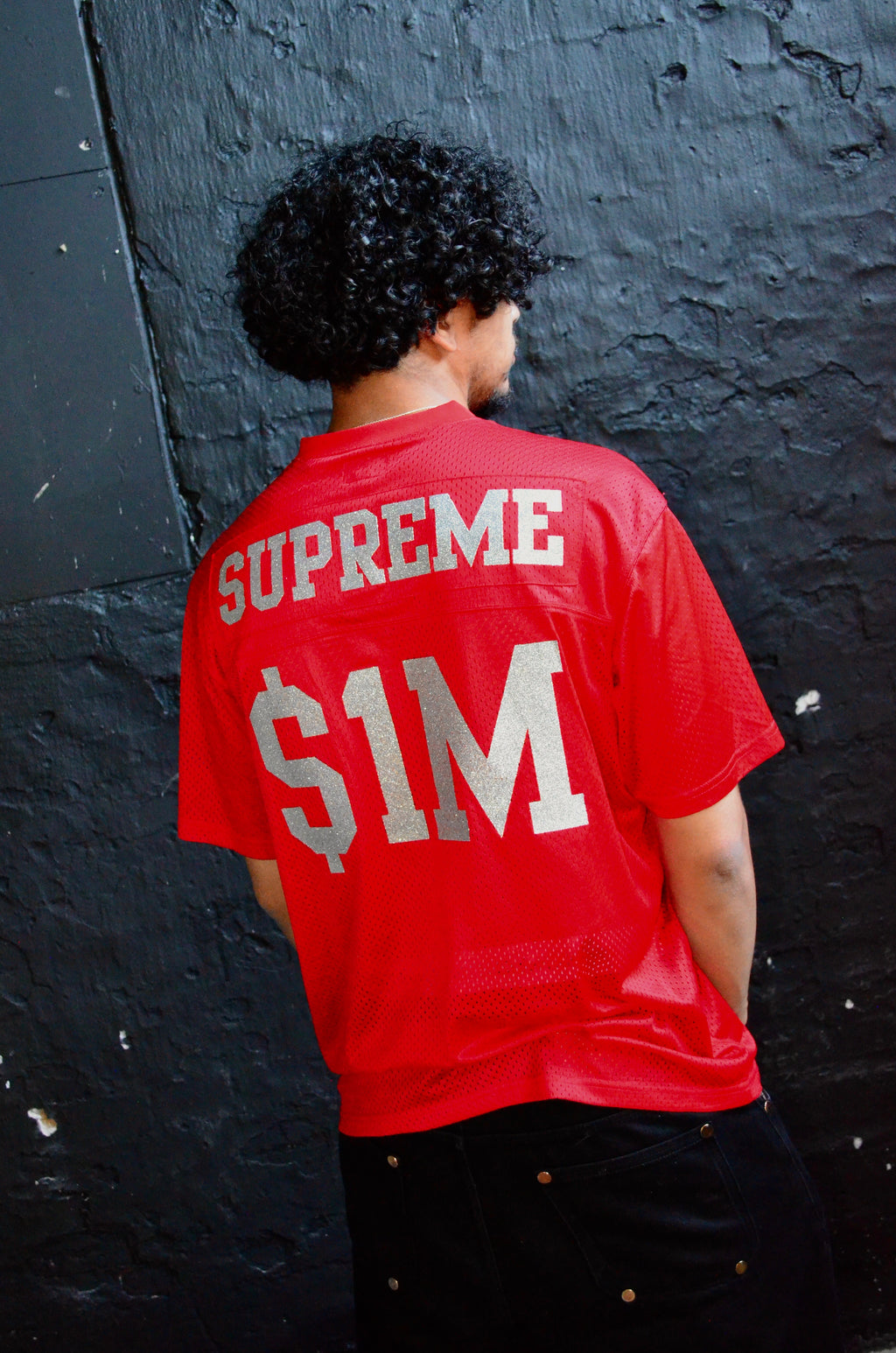 SUPREME GLITTER JERSEY (M)