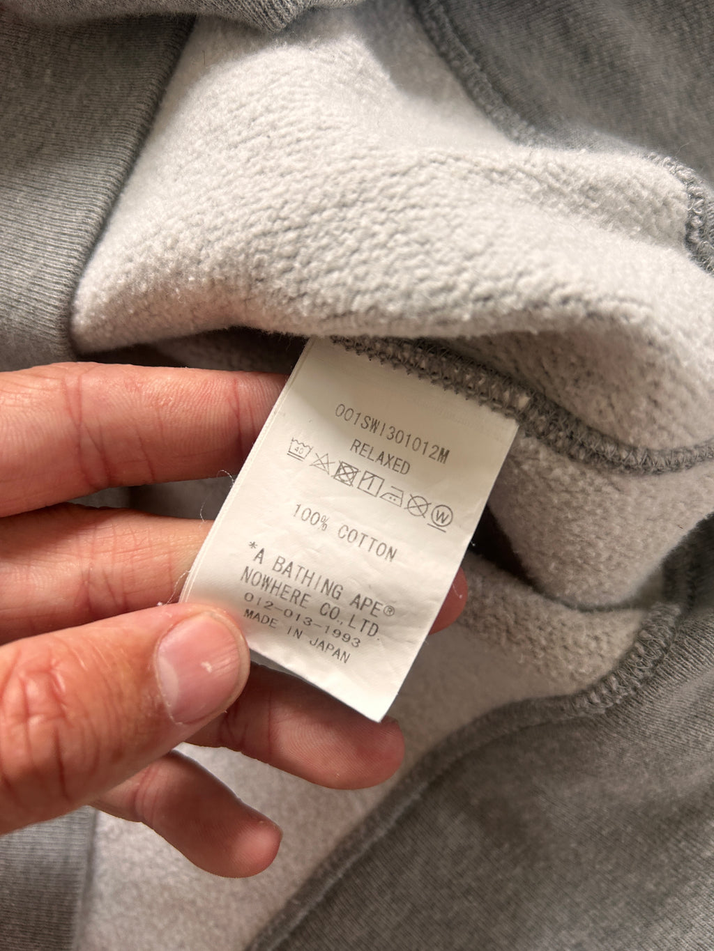 BAPE CLASSIC BUSY WORKS CREWNECK (M)