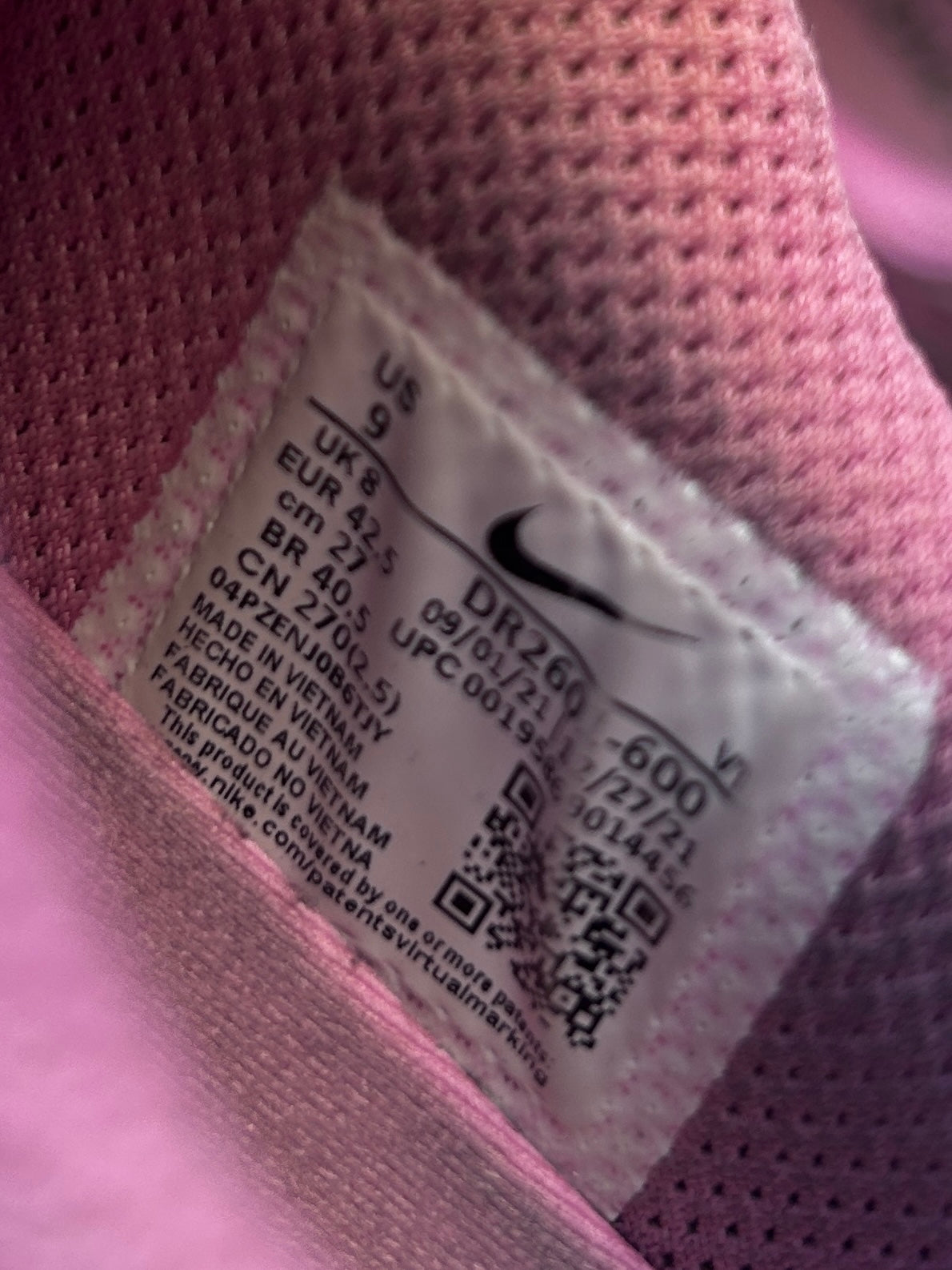 AIR MAX 2013 X STÜSSY “PINK” 42,5EU