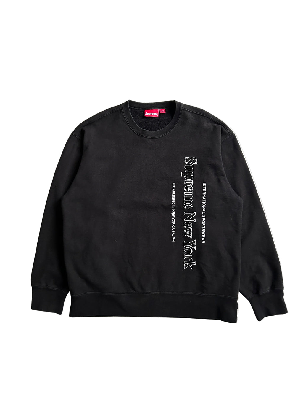 SUPREME SIDE LOGO CREWNECK (L)