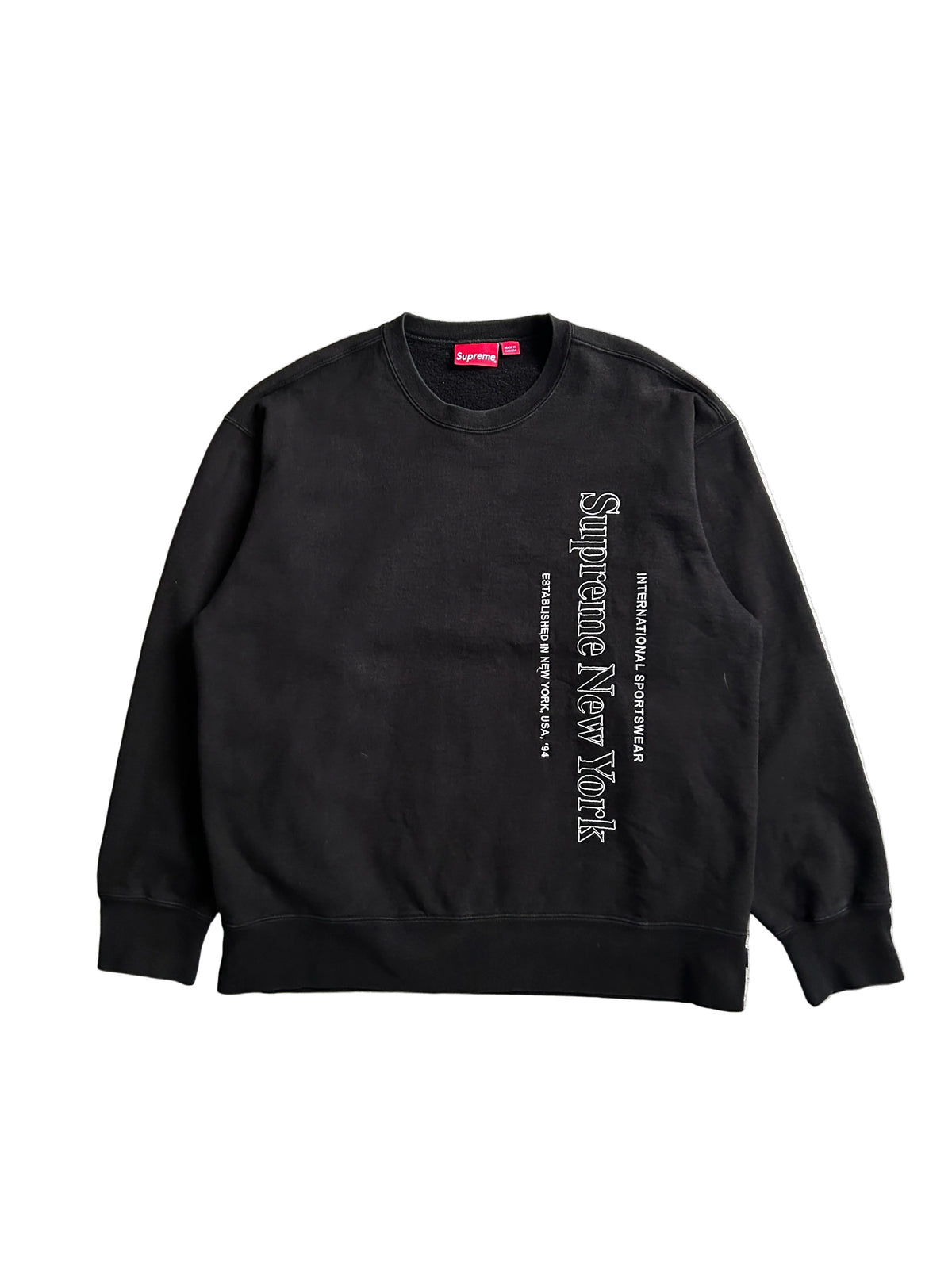 SUPREME SIDE LOGO CREWNECK (L)