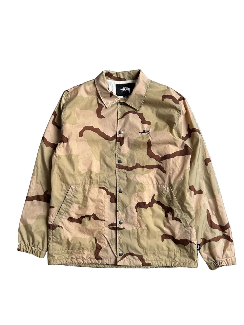 STÜSSY DESERT CAMO COACH JACKET (M)