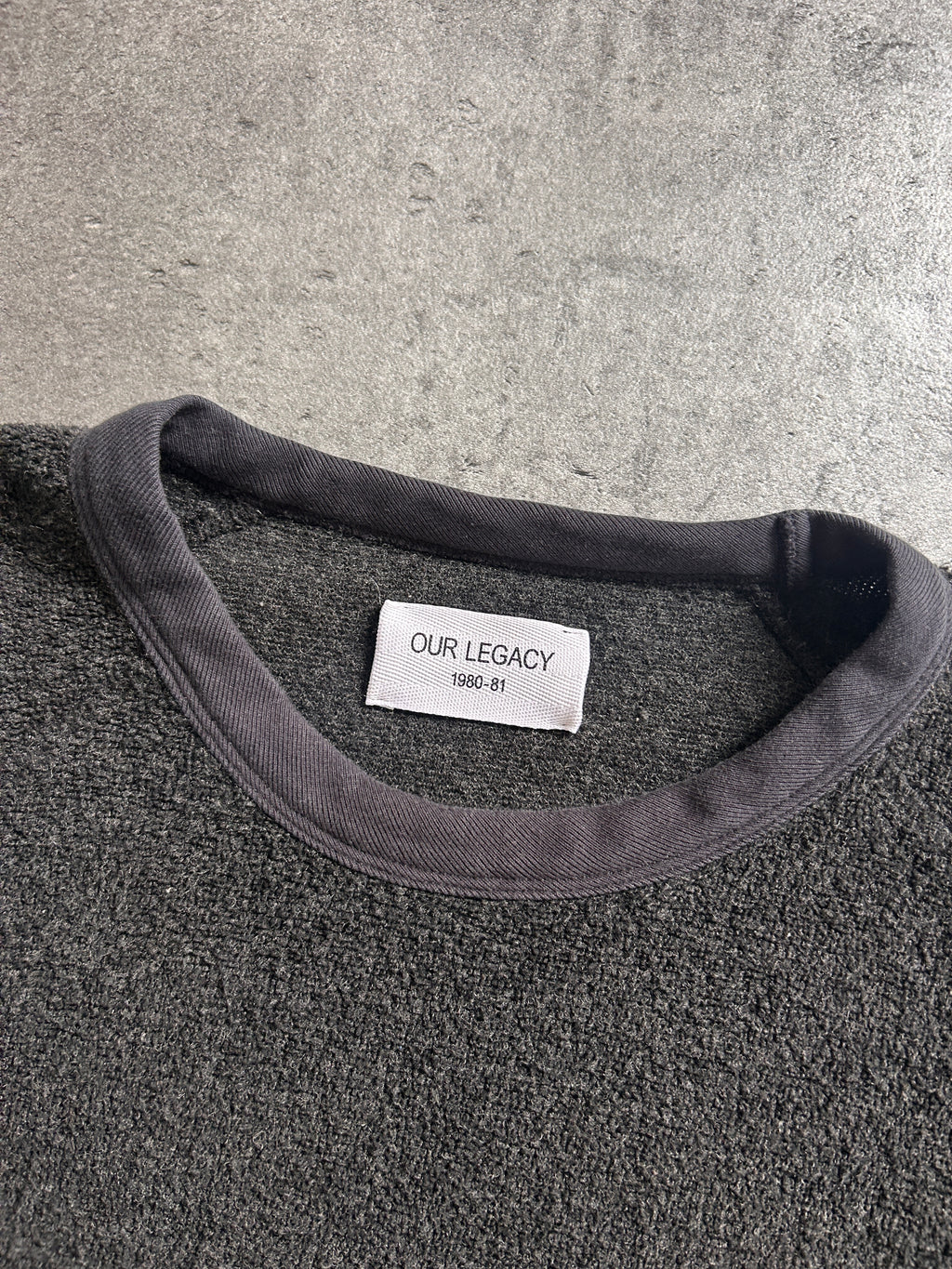 OUR LEGACY WOOL CREWNECK (S)