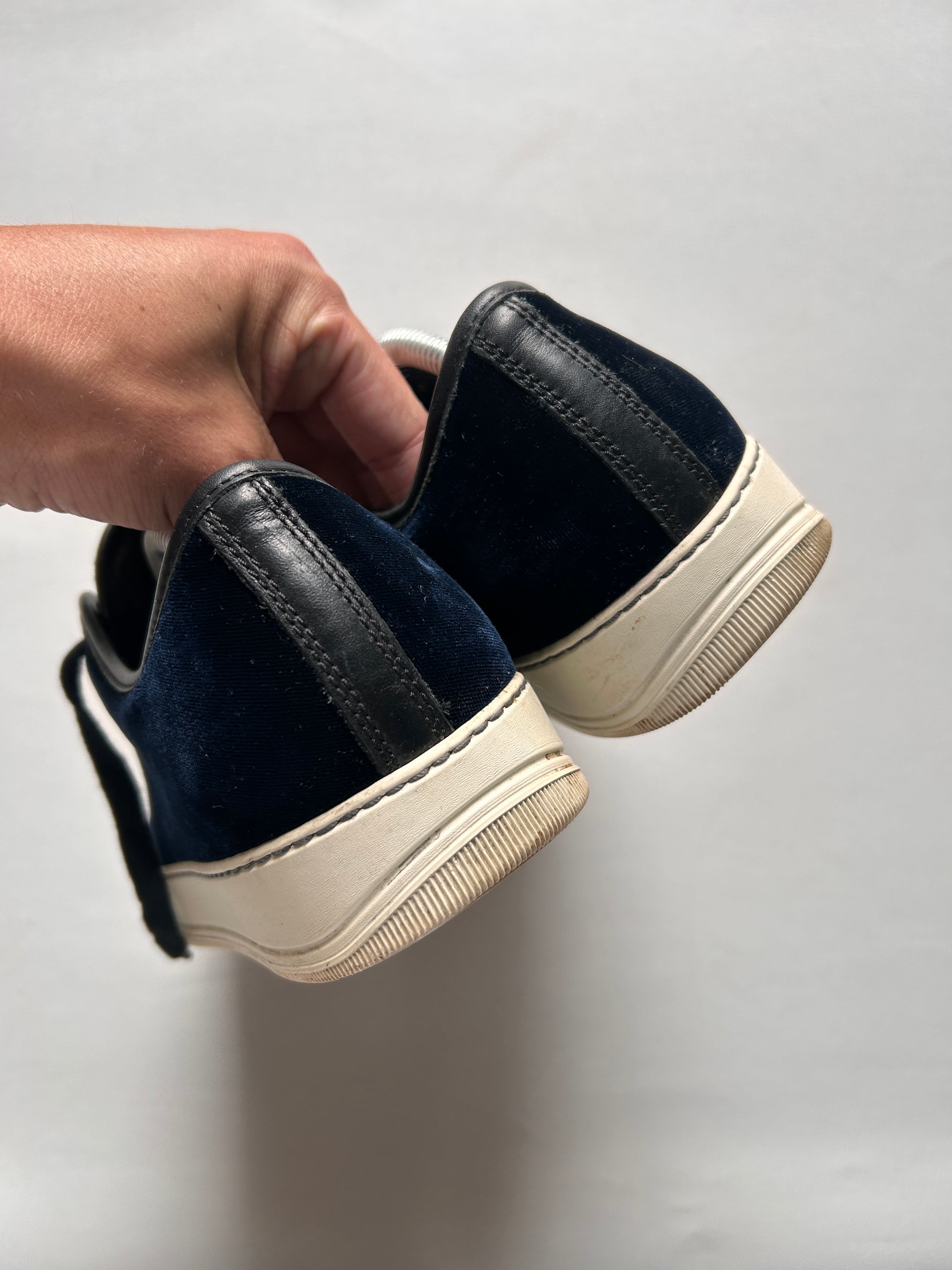 LANVIN DB11 NAVY SUEDE (44/44,5EU)