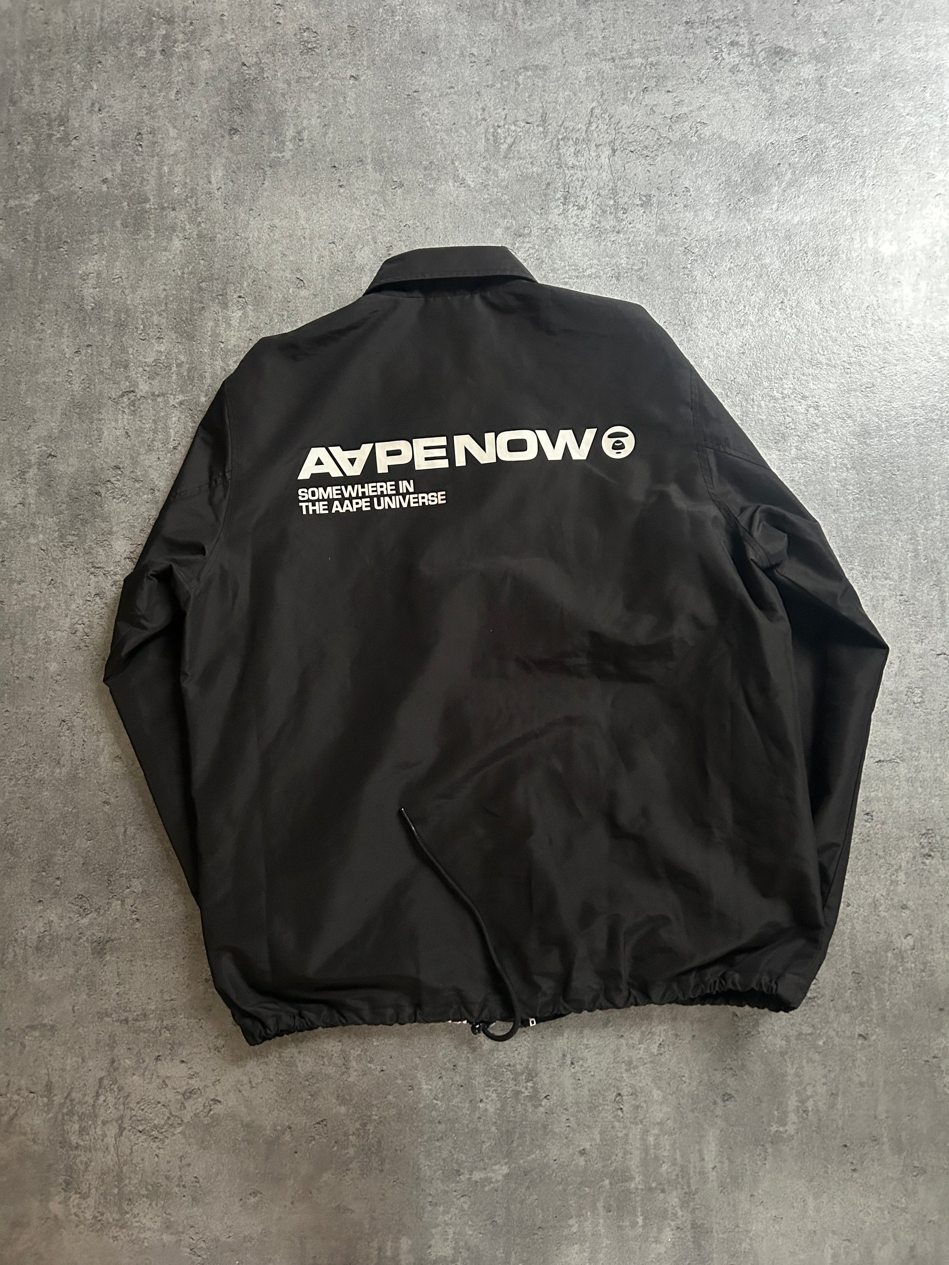AAPE NOW COACH JACKET “BLACK” (L)