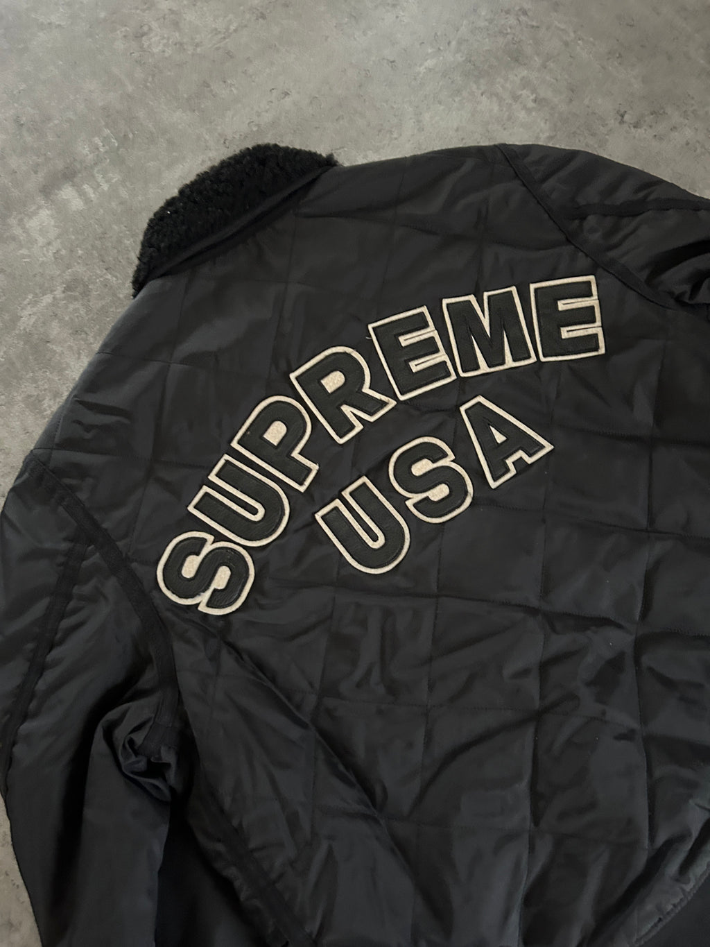 SUPREME QUILTED TANKER JAKKE (S)