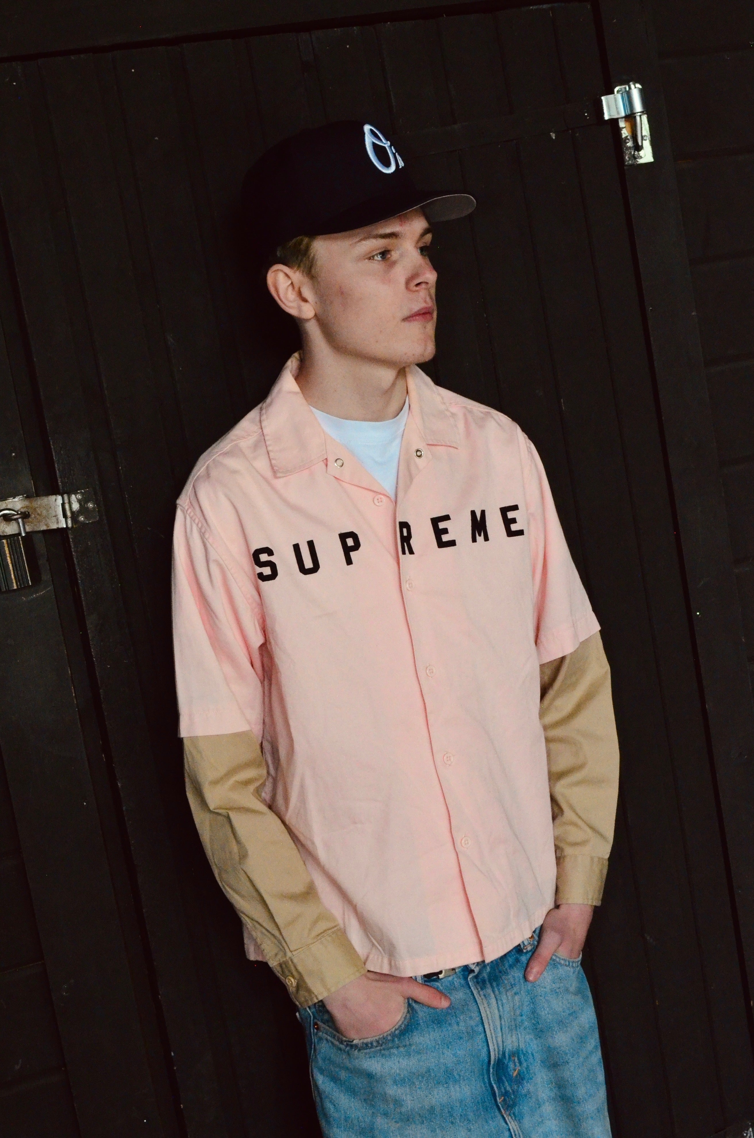 SUPREME TWO TONE WORK SHIRT (S) – Kicksweep