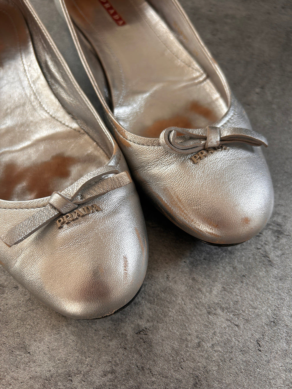 PRADA BALLERINAS VINTAGE 39EU