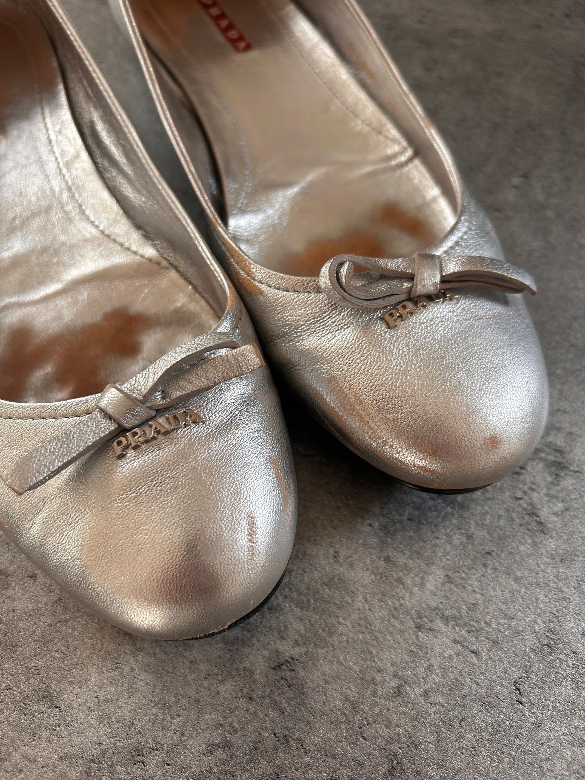 PRADA BALLERINAS VINTAGE 39EU