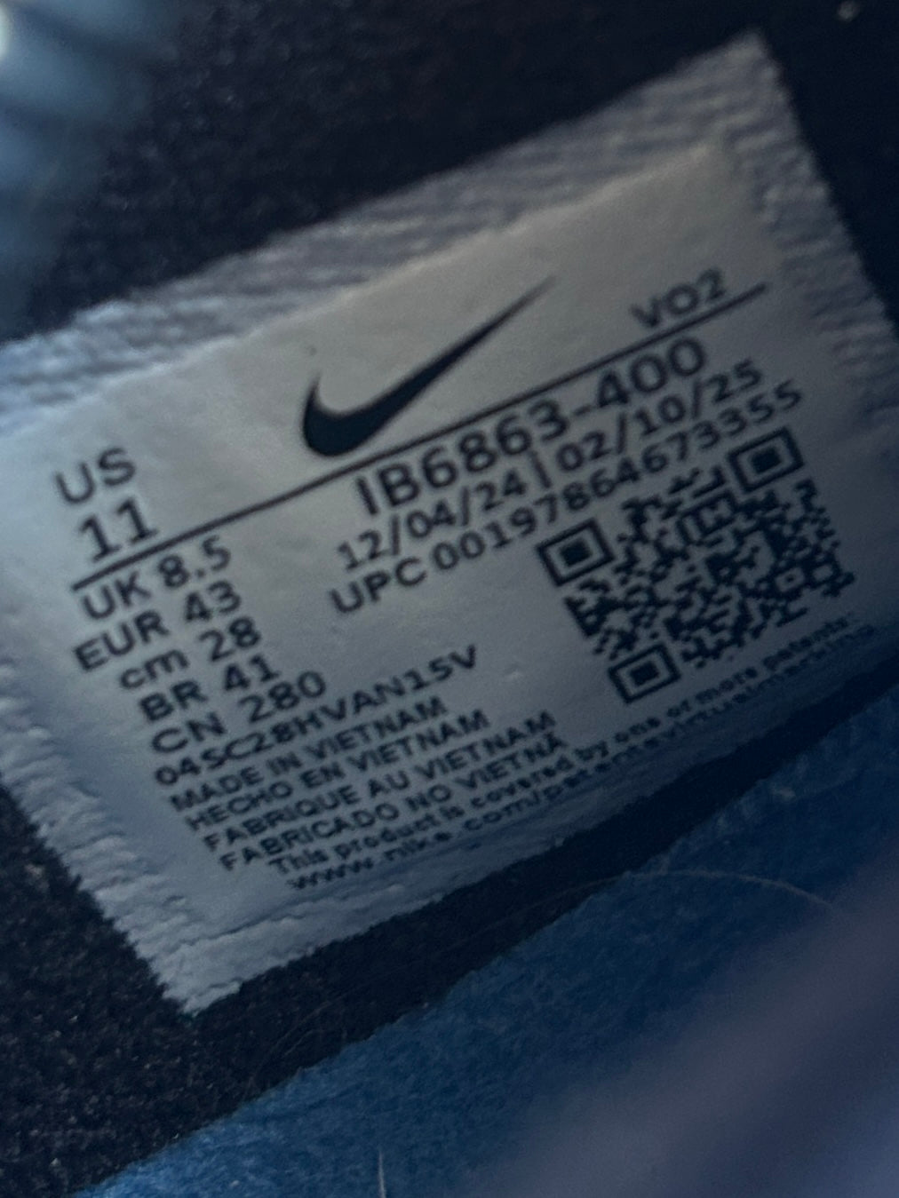 AIR MAX SNDR “BLUE CAMO” 43EU