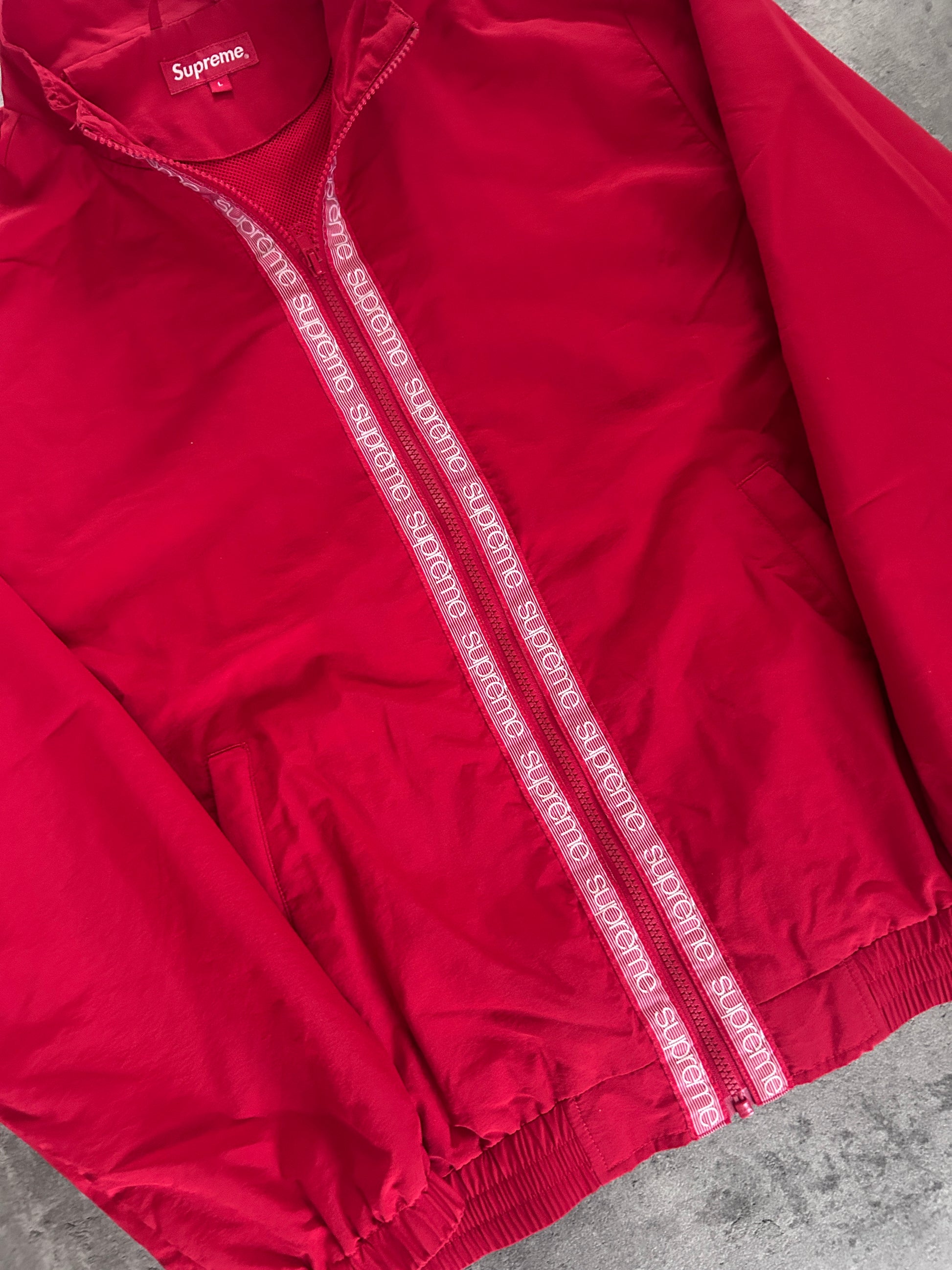 SUPREME TAPING TRACKJACKET SS18 (L)