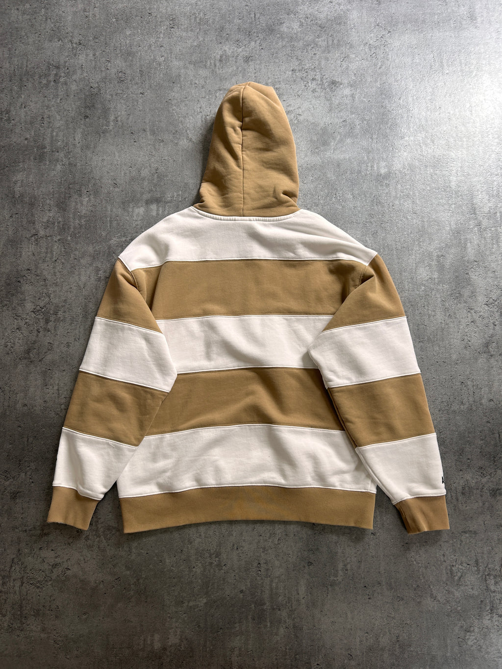 AAPE NOW BIG STRIPE HOODIE (M)
