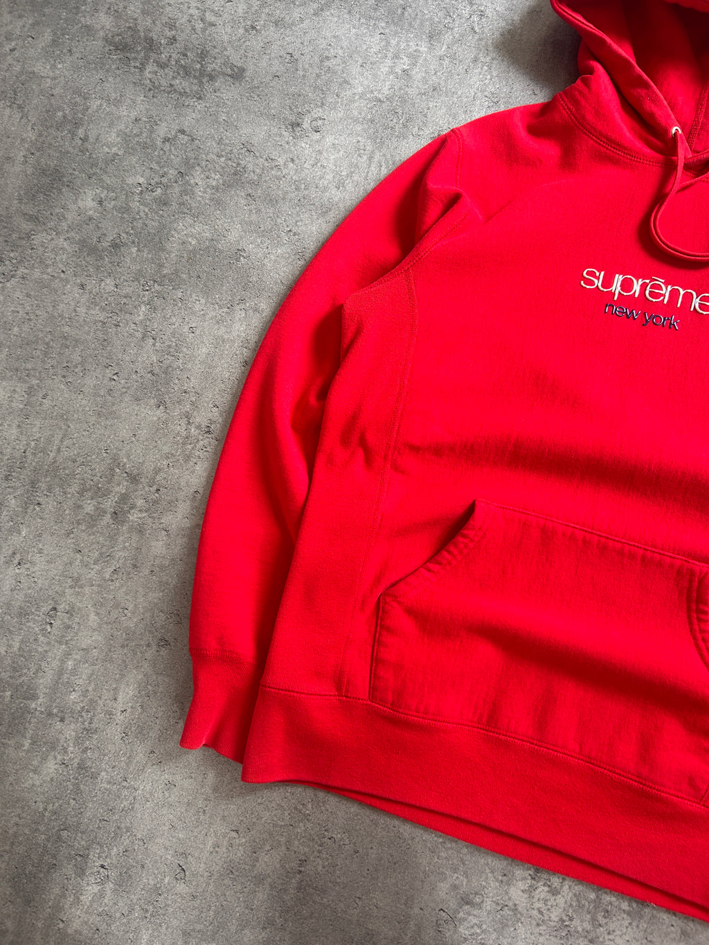 SUPREME CHROME CLASSIC LOGO HOODIE (M)