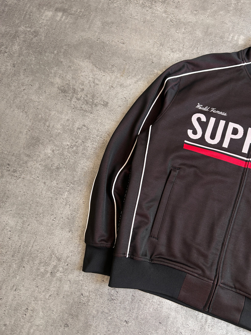 SUPREME PHONE NUMBER TRACKJACKET (L)