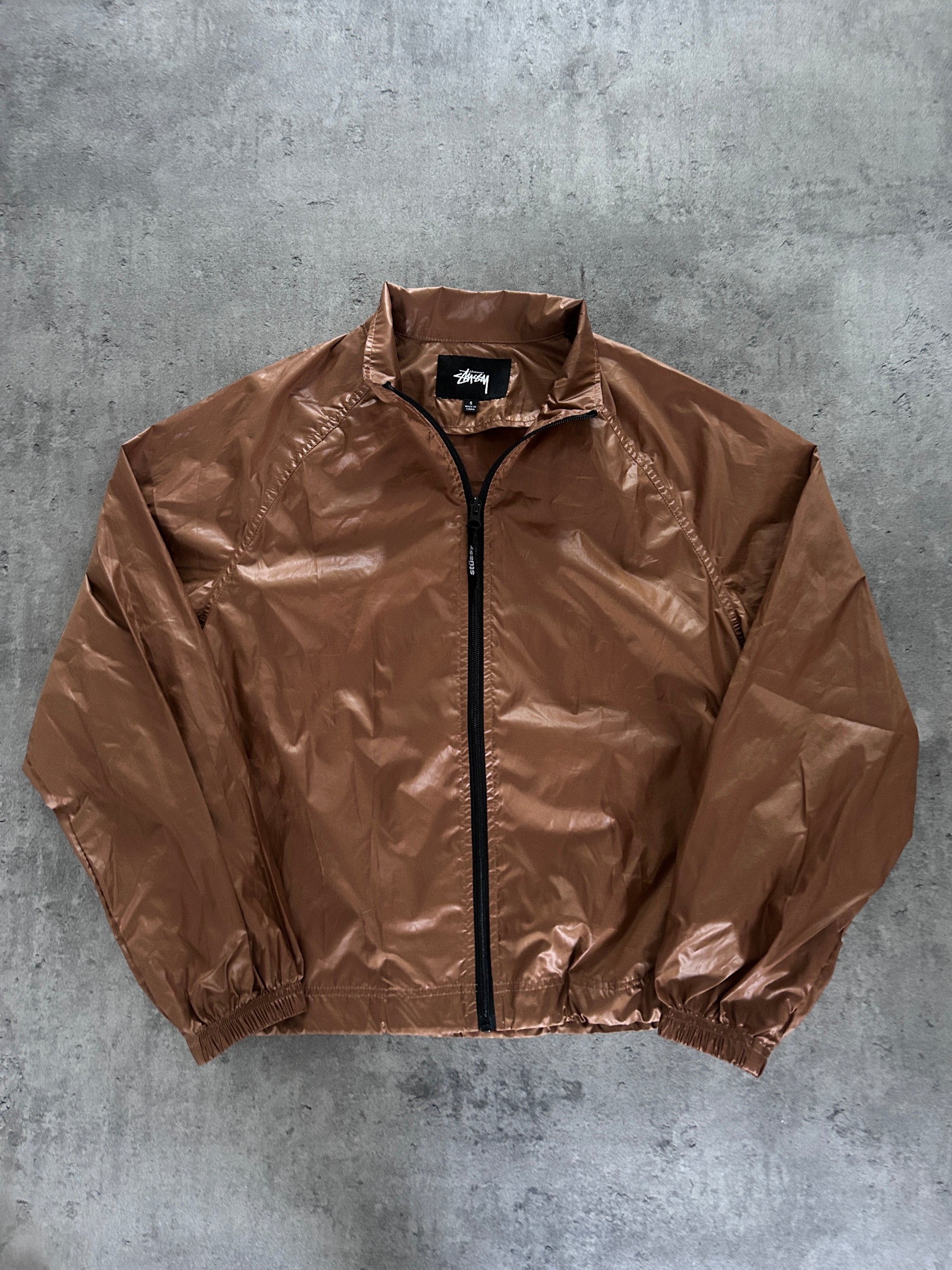 STÜSSY SHINY ZIP JACKET (S WMNS)