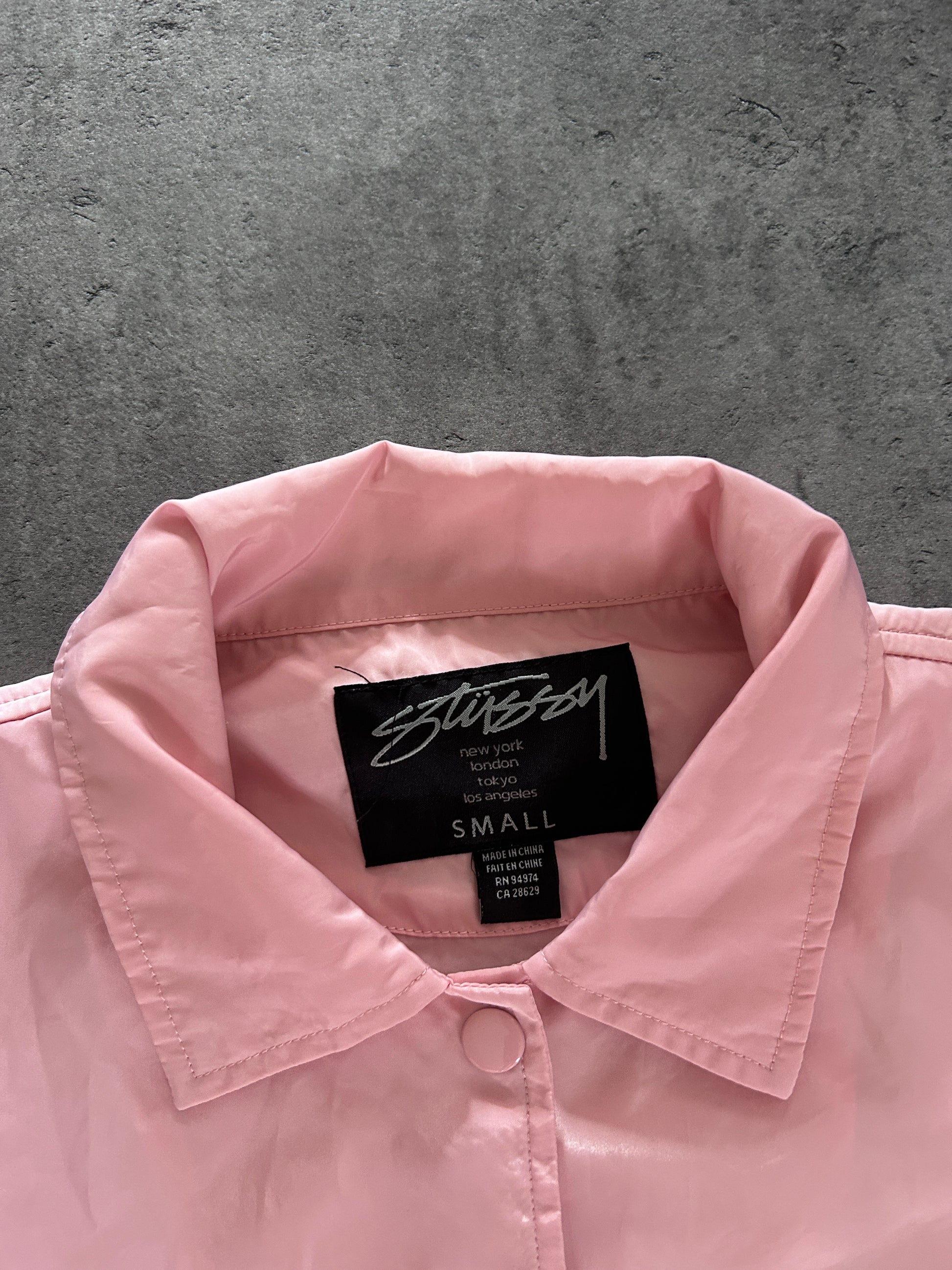 STÜSSY PINK COACH JACKET (S WMNS)