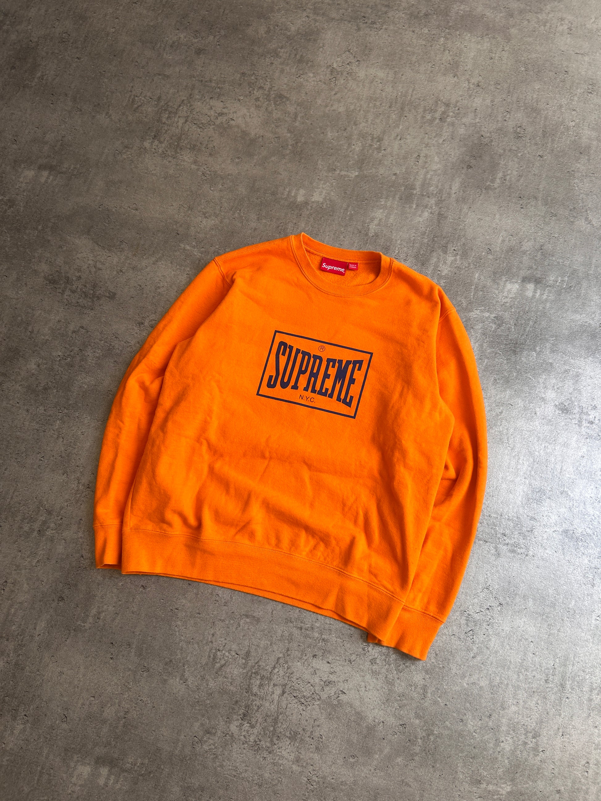 SUPREME WARM UP CREWNECK (M)
